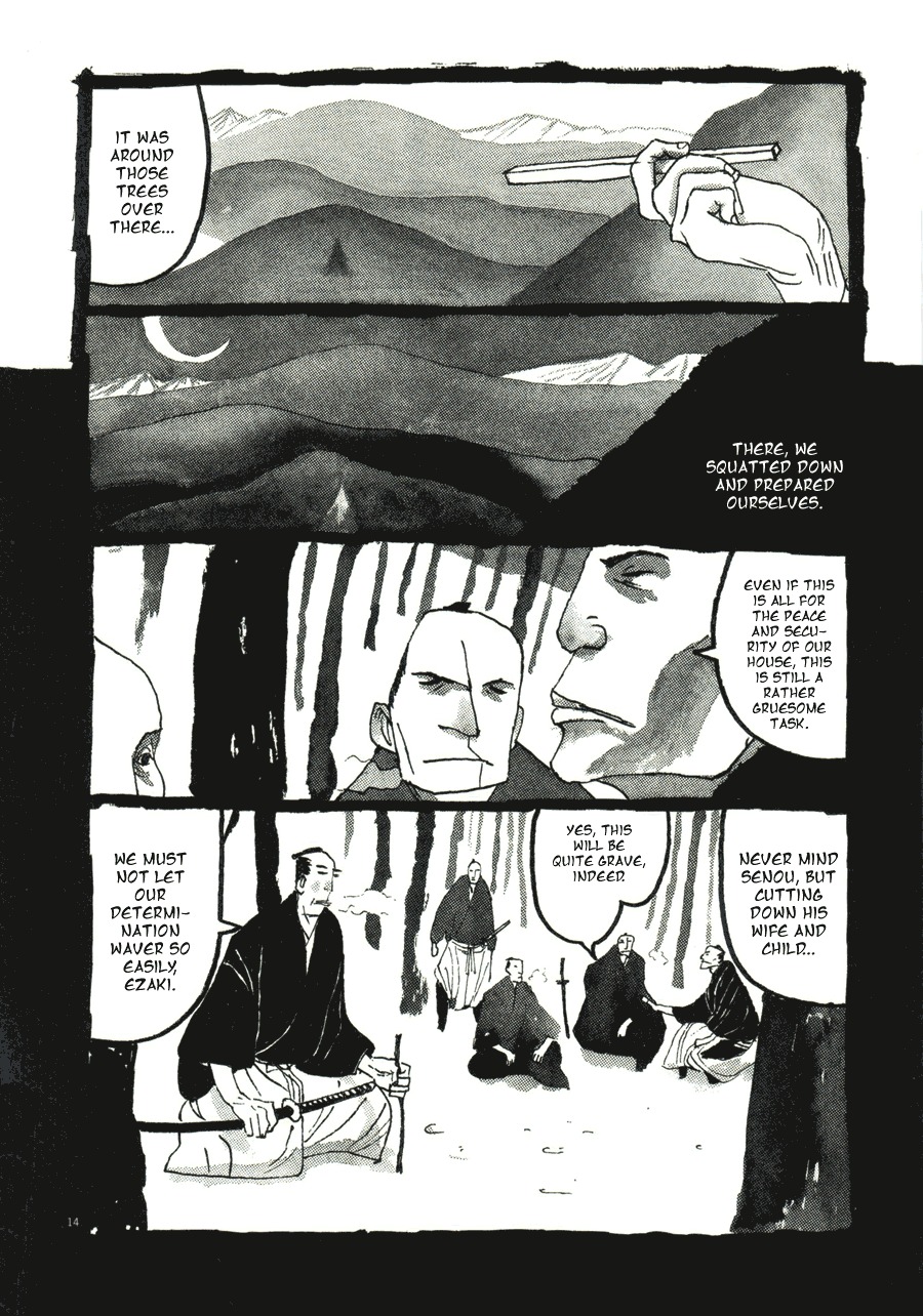 Takemitsu Zamurai Chapter 32 page 14 - Chapter 32: Omurasaki Juuzo's Long Story (Part 1)