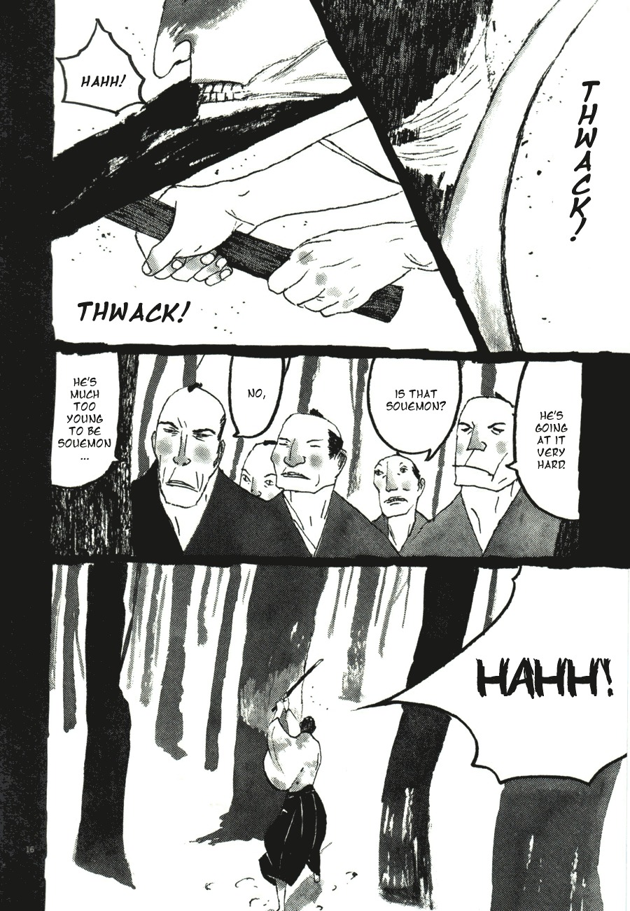 Takemitsu Zamurai Chapter 32 page 16 - Chapter 32: Omurasaki Juuzo's Long Story (Part 1)