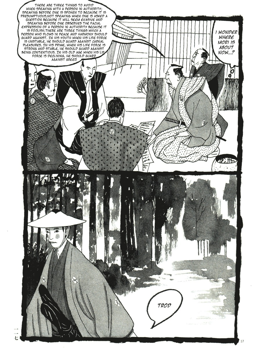 Takemitsu Zamurai Chapter 36 page 17 - Chapter 36: Mori Sazatarou Goes To Edo