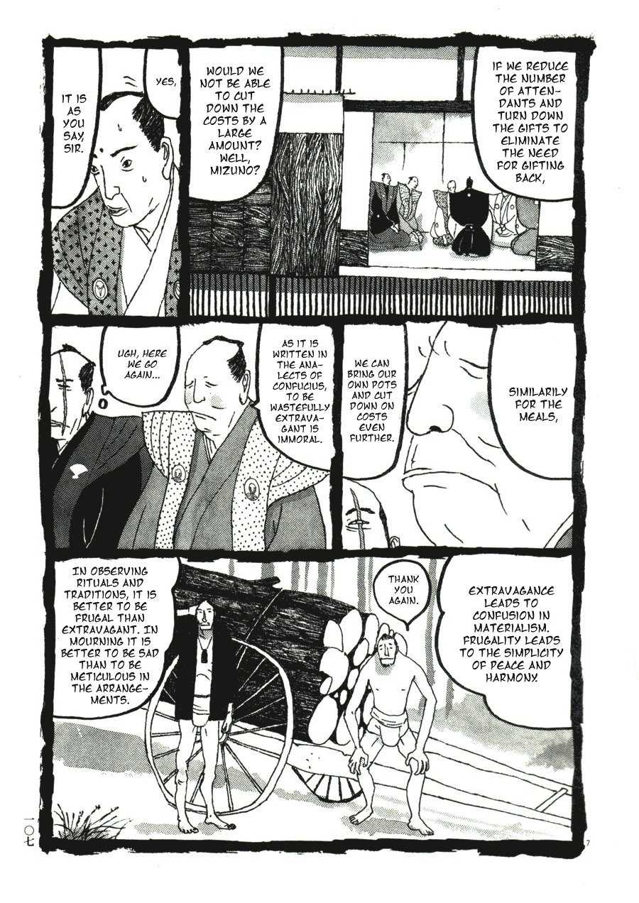Takemitsu Zamurai Chapter 36 page 7 - Chapter 36: Mori Sazatarou Goes To Edo