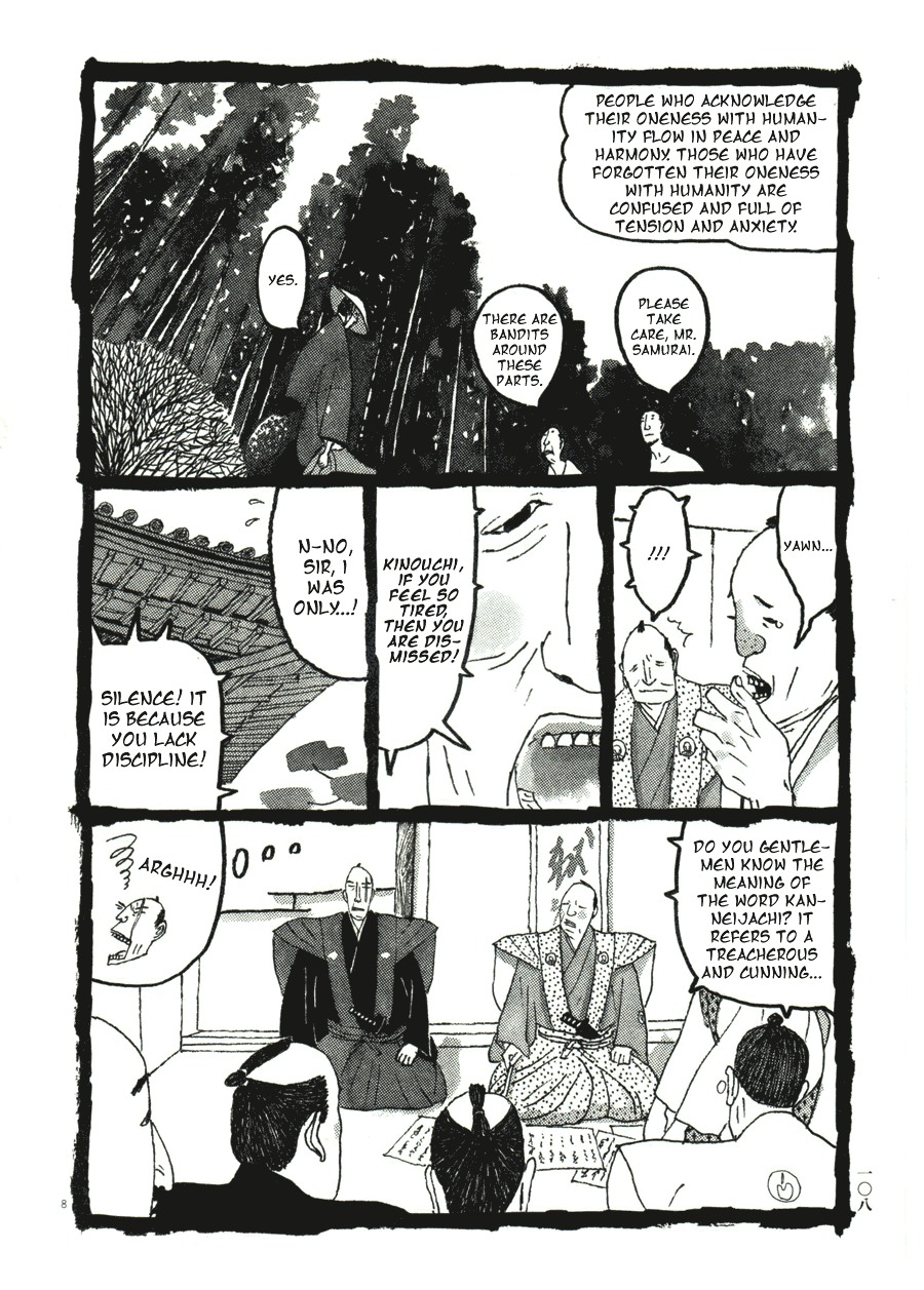 Takemitsu Zamurai Chapter 36 page 8 - Chapter 36: Mori Sazatarou Goes To Edo