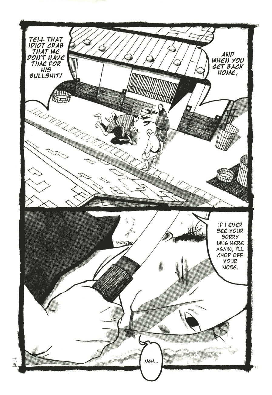 Takemitsu Zamurai Chapter 52 page 11 - Chapter 52: The Loyal Dog Barks at the Setting Sun