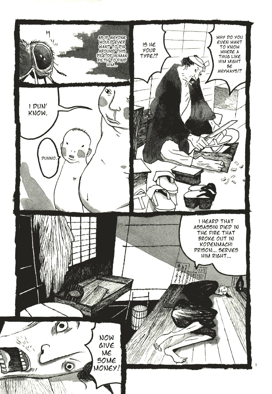 Takemitsu Zamurai Chapter 52 page 3 - Chapter 52: The Loyal Dog Barks at the Setting Sun