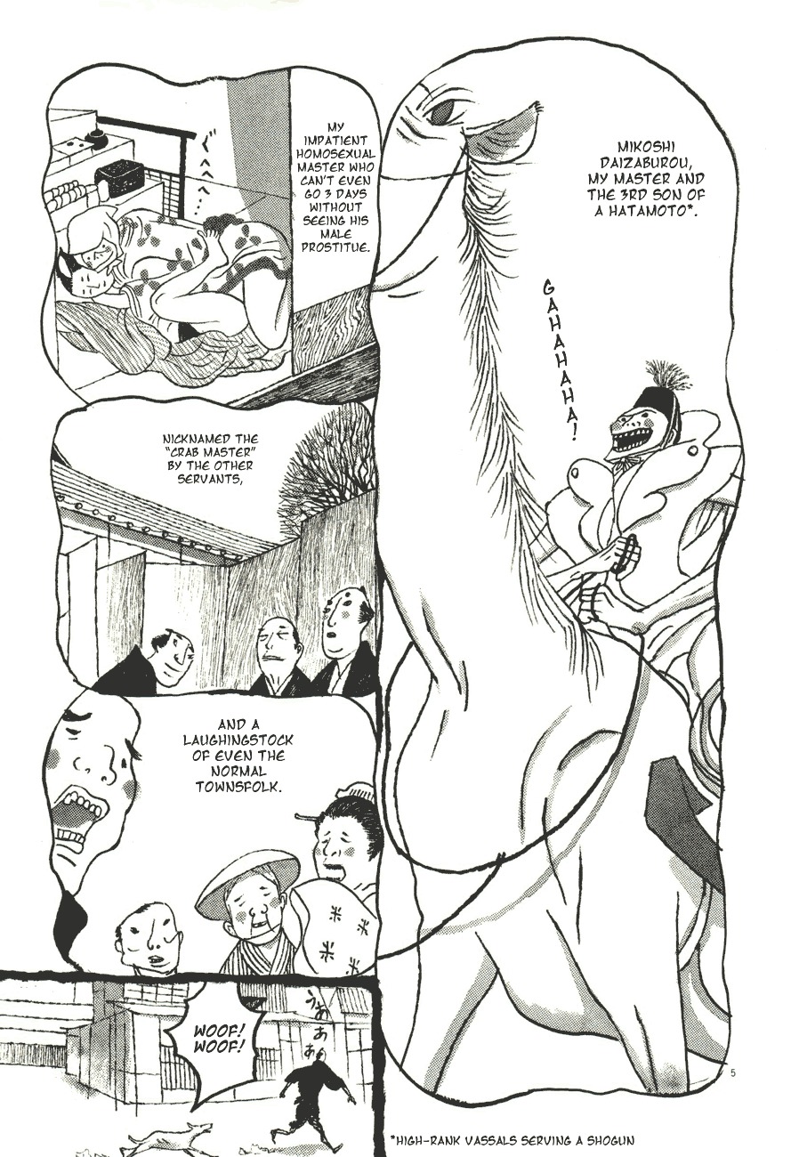 Takemitsu Zamurai Chapter 52 page 5 - Chapter 52: The Loyal Dog Barks at the Setting Sun