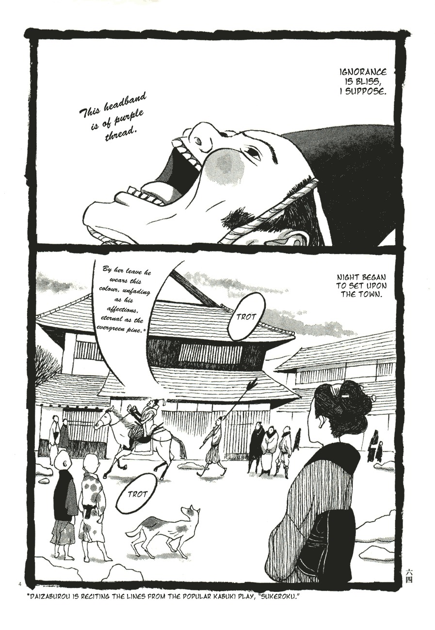 Takemitsu Zamurai Chapter 54 page 4 - Chapter 54: A Crab Under the Moonlit Night