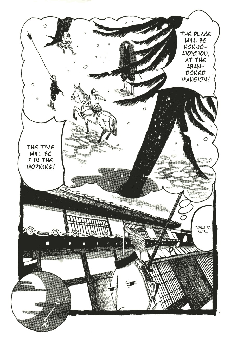 Takemitsu Zamurai Chapter 54 page 7 - Chapter 54: A Crab Under the Moonlit Night