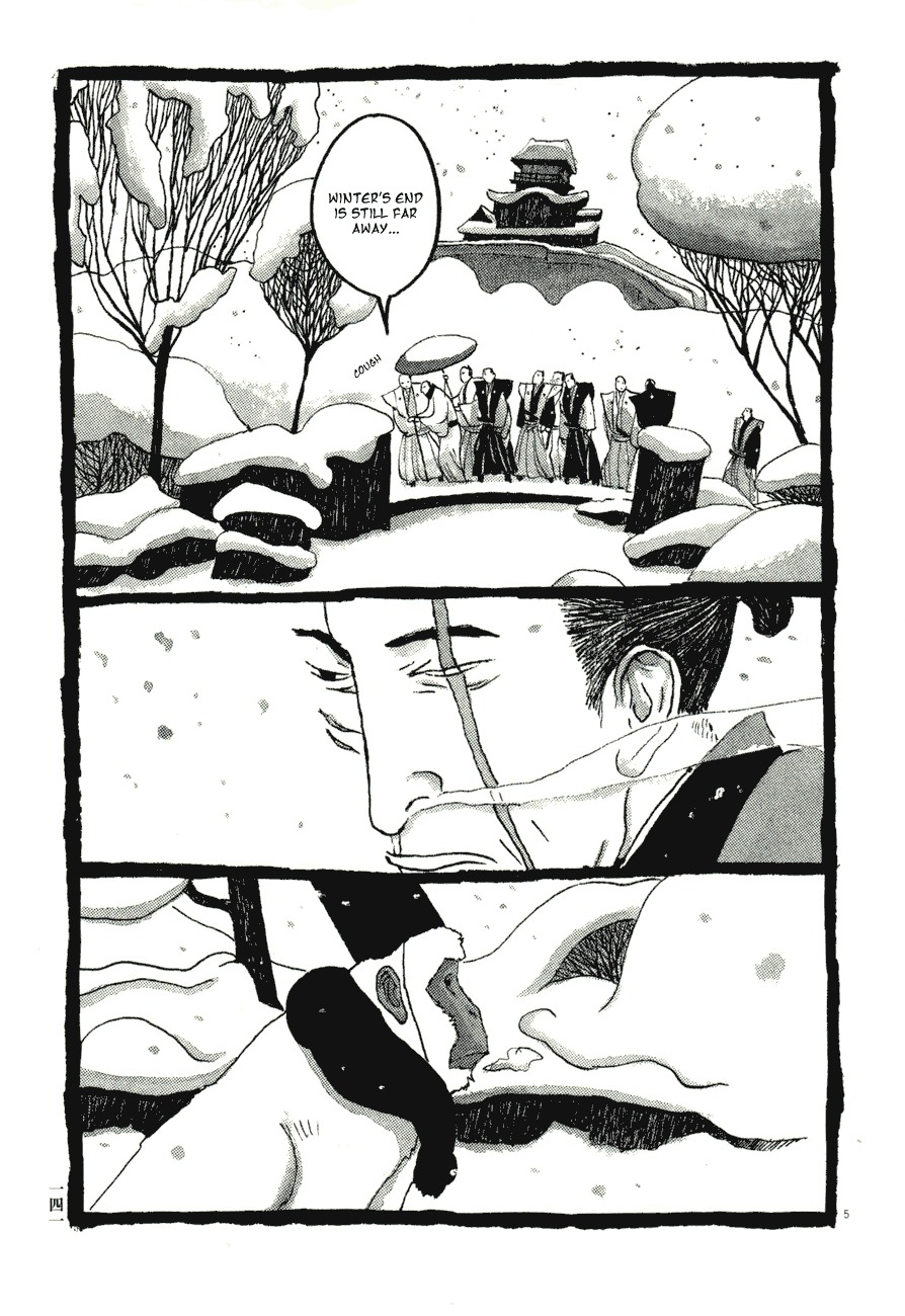 Takemitsu Zamurai Chapter 58 page 5 - Chapter 58: Koi Carp Under the Snow