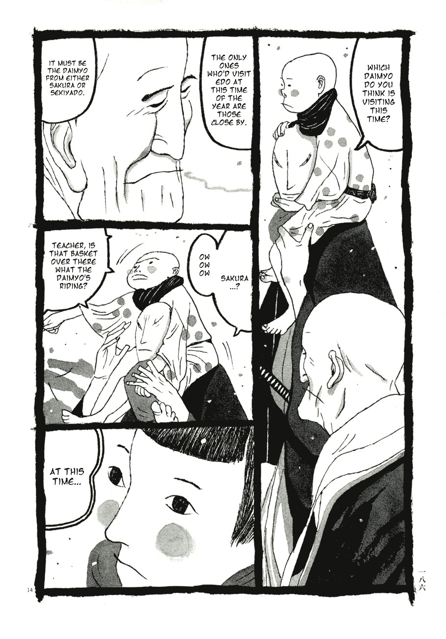 Takemitsu Zamurai Chapter 60 page 14 - Chapter 60: Snowing Edo