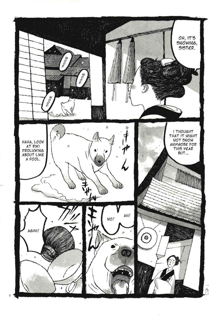 Takemitsu Zamurai Chapter 60 page 8 - Chapter 60: Snowing Edo