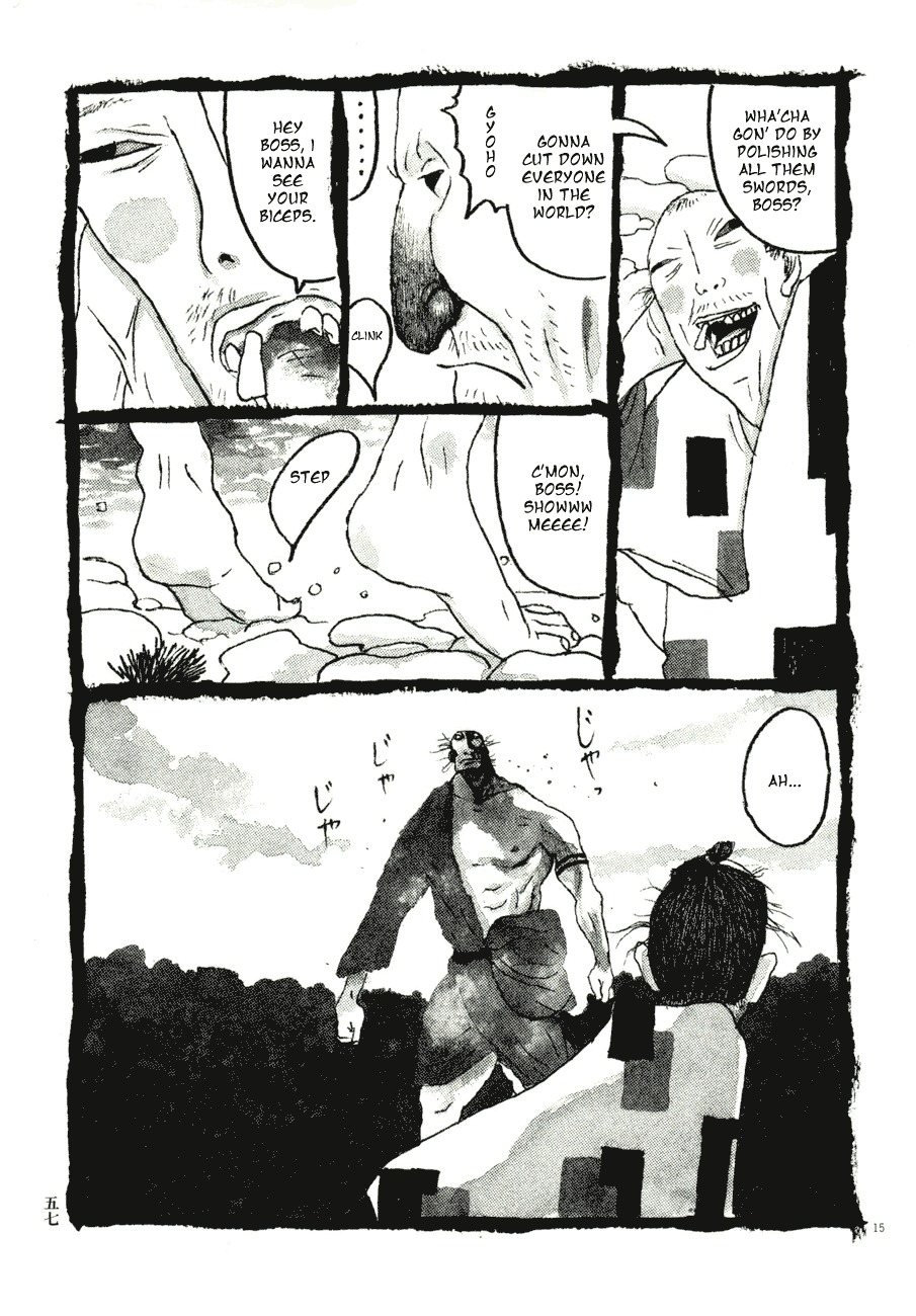 Takemitsu Zamurai Chapter 63 page 15 - Chapter 63: Three Animals by the Riverbed