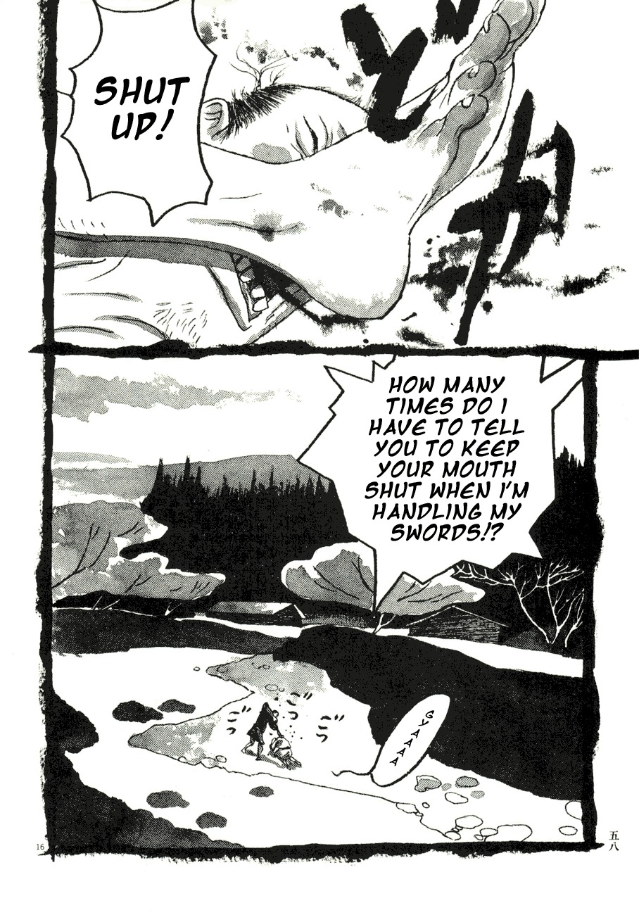 Takemitsu Zamurai Chapter 63 page 16 - Chapter 63: Three Animals by the Riverbed