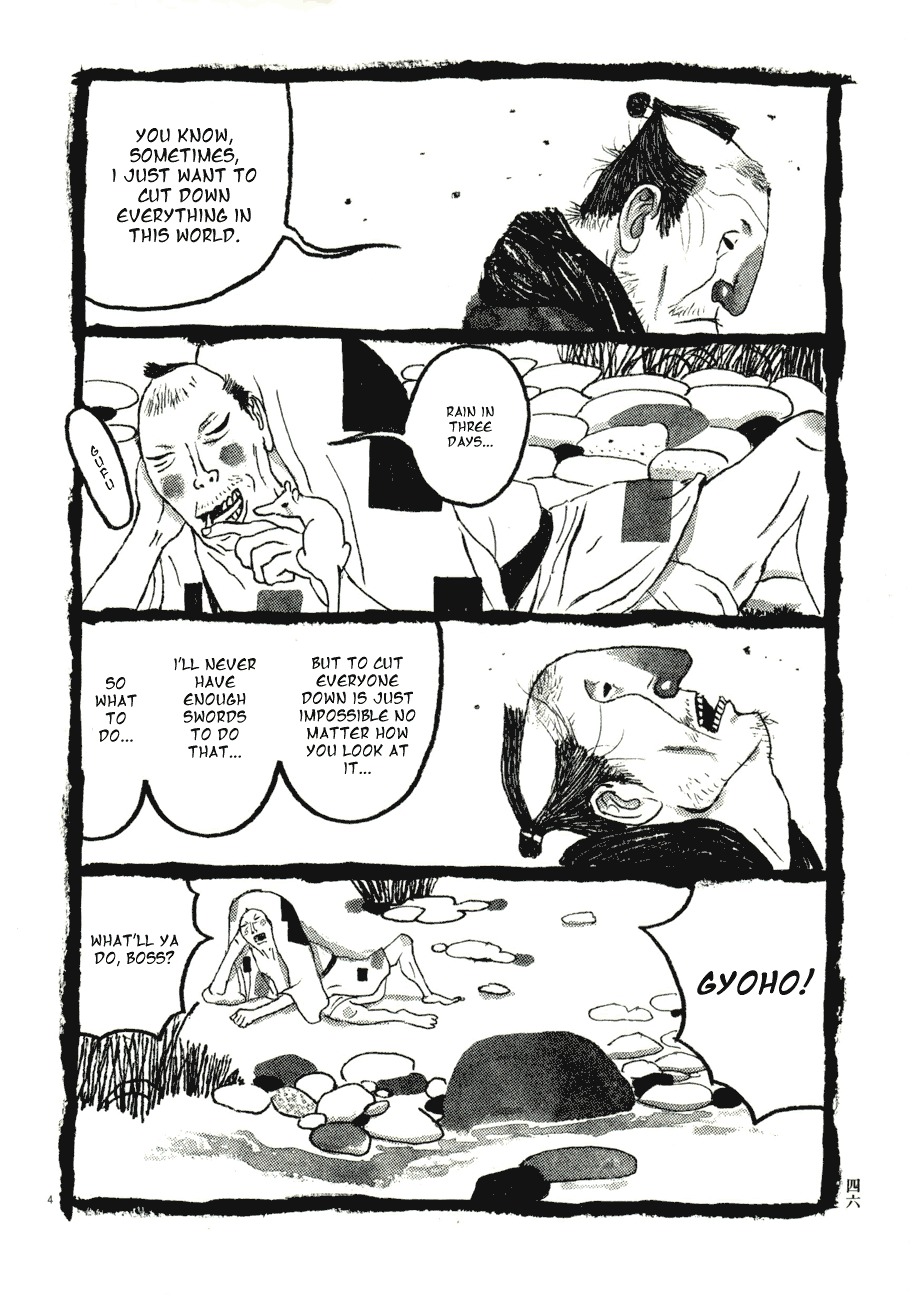 Takemitsu Zamurai Chapter 63 page 4 - Chapter 63: Three Animals by the Riverbed