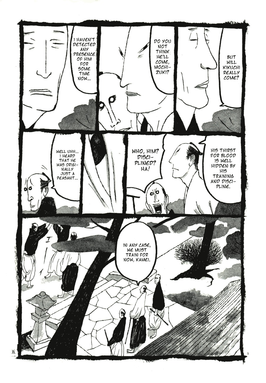 Takemitsu Zamurai Chapter 63 page 9 - Chapter 63: Three Animals by the Riverbed