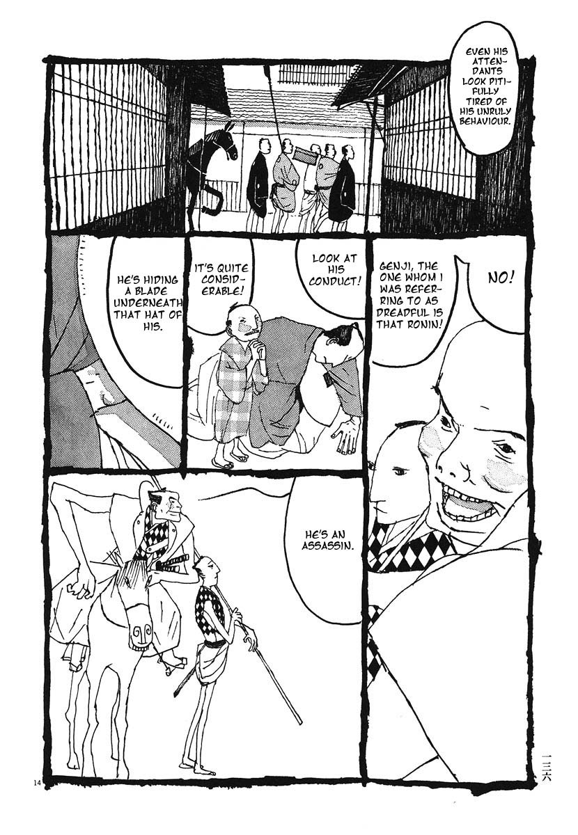 Takemitsu Zamurai Chapter 7 page 14 - Chapter 7: The Wind that Blows Between Life and Death