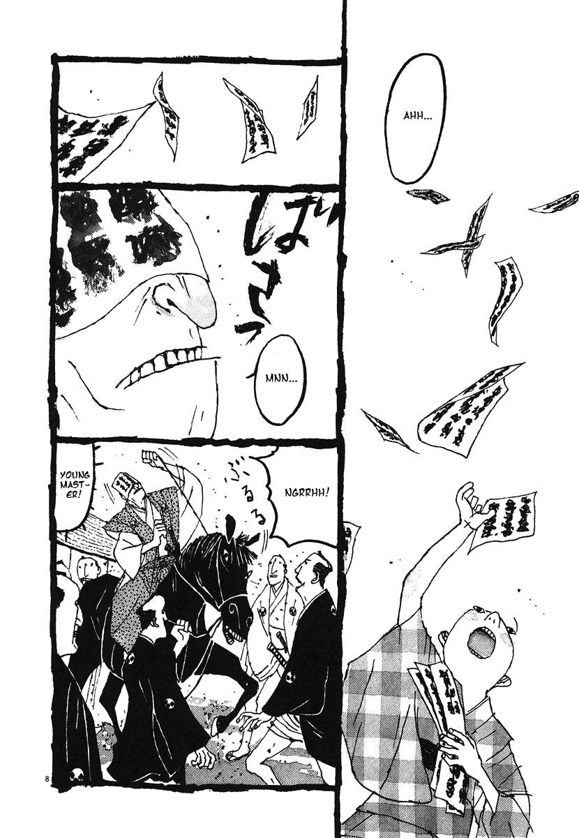 Takemitsu Zamurai Chapter 7 page 8 - Chapter 7: The Wind that Blows Between Life and Death