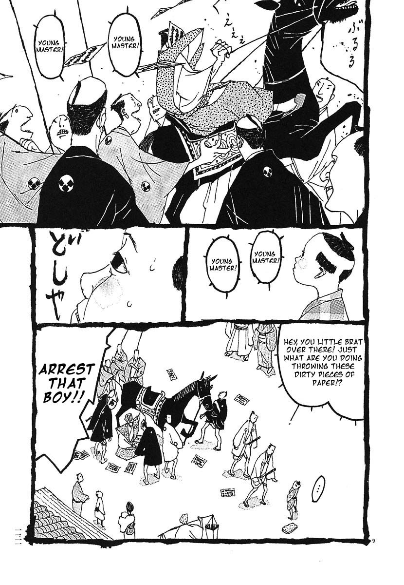 Takemitsu Zamurai Chapter 7 page 9 - Chapter 7: The Wind that Blows Between Life and Death