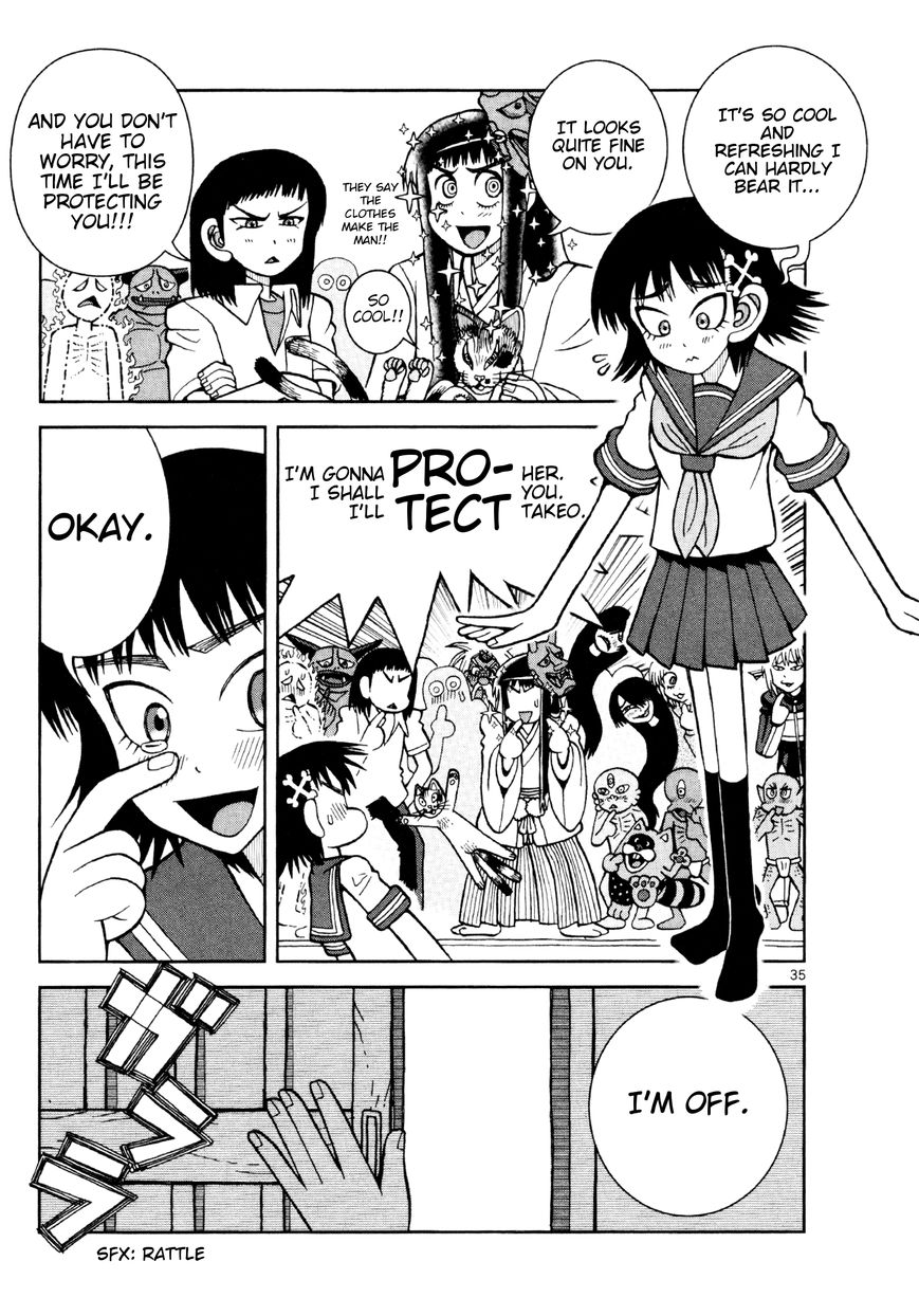 Takeo-chan Bukkairoku Chapter 10 page 35 - Chapter 10 : The Three Worms