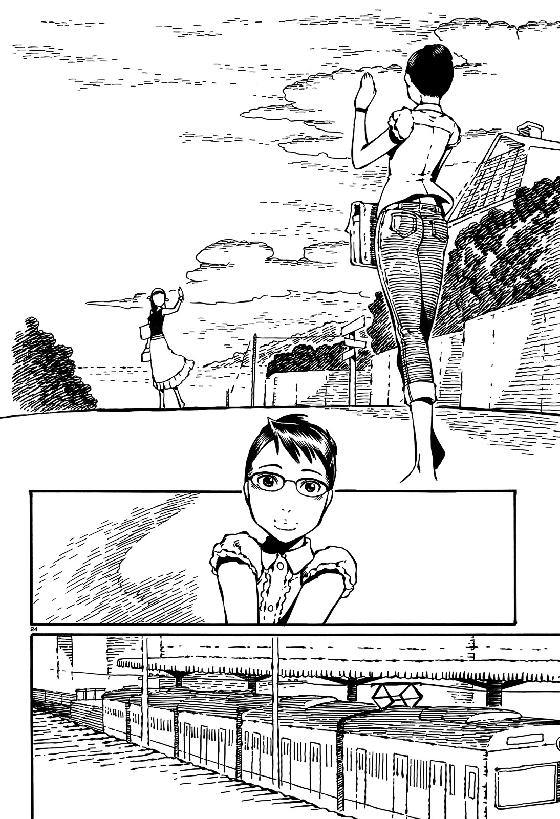 Takitakanosuke no Sanpo Jikan Chapter 7 page 24 - Chapter 7 : Town and Clock Tower