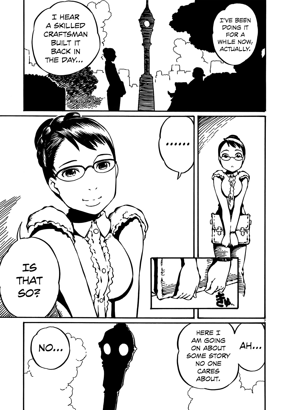 Takitakanosuke no Sanpo Jikan Chapter 7 page 7 - Chapter 7 : Town and Clock Tower