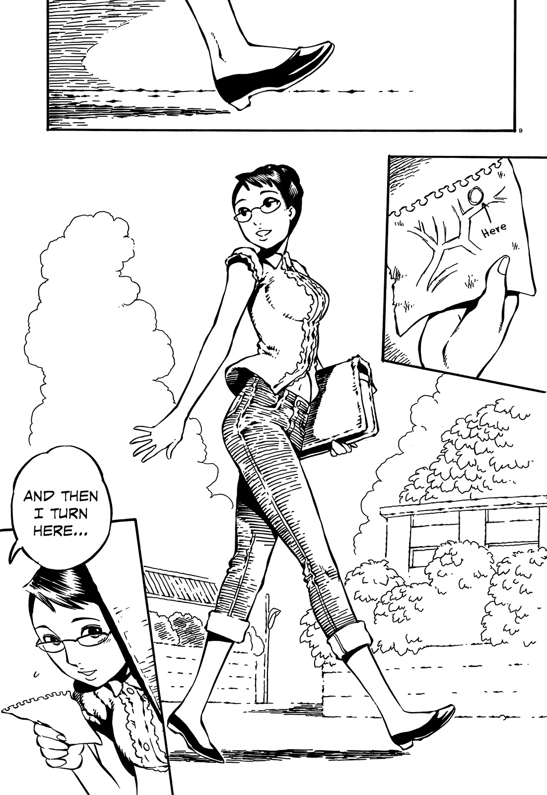Takitakanosuke no Sanpo Jikan Chapter 7 page 9 - Chapter 7 : Town and Clock Tower