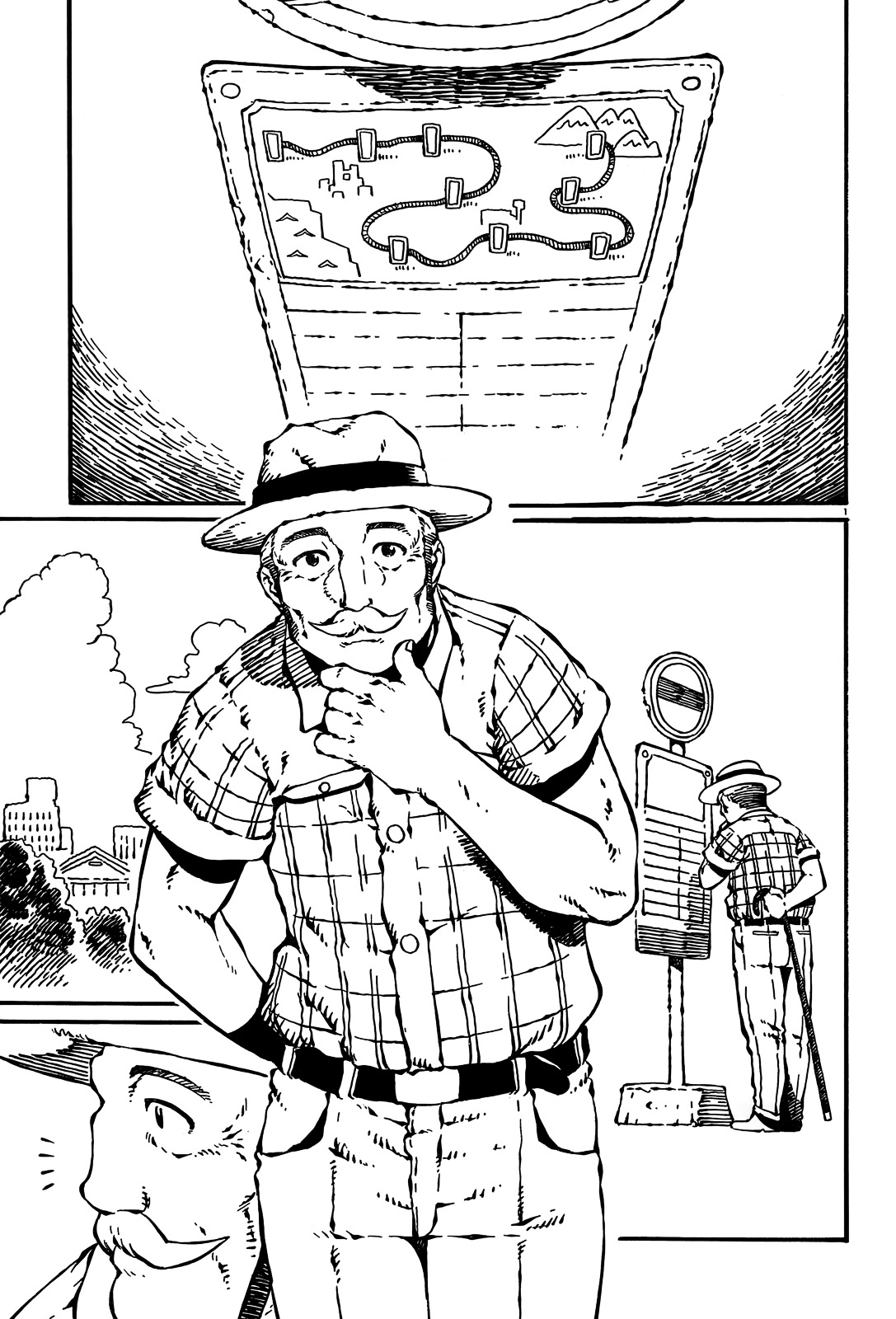 Takitakanosuke no Sanpo Jikan Chapter 8 page 1 - Chapter 8 : A Bus and a Walk