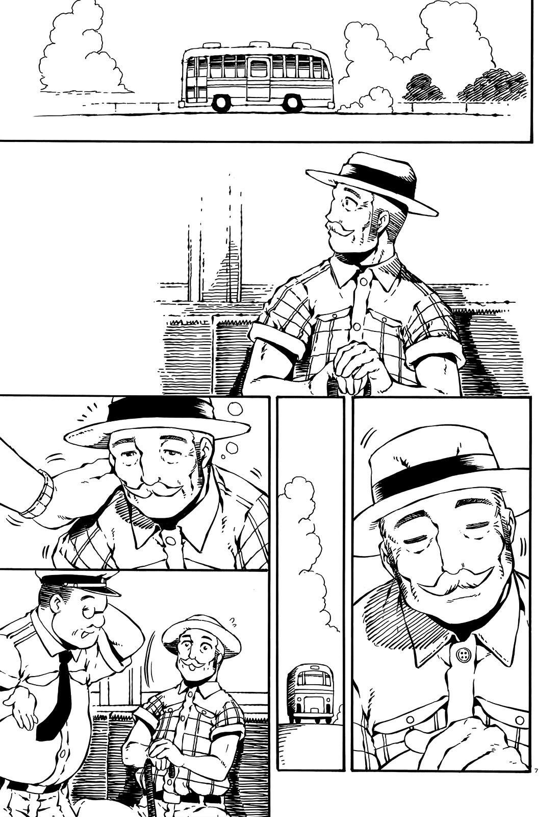 Takitakanosuke no Sanpo Jikan Chapter 8 page 7 - Chapter 8 : A Bus and a Walk