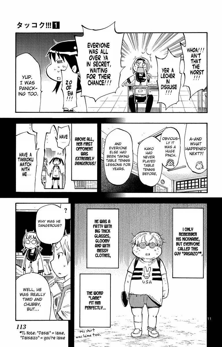 Takkoku!!! Chapter 4 page 11 - Chapter 4: 4th Confession: The First Takkoku