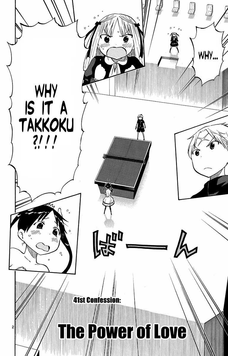 Takkoku!!! Chapter 41 page 2 - Chapter 41: 41st Confession: The Power of Love