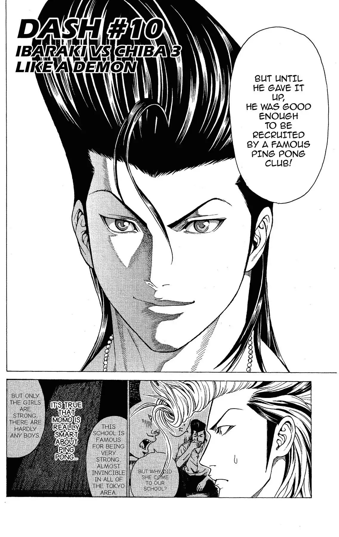 Takkyuu Dash!! Chapter 10 page 2 - Chapter 10: VOL.3 DASH #10: IBARAKI VS CHIBA 3 - LIKE A DEMON