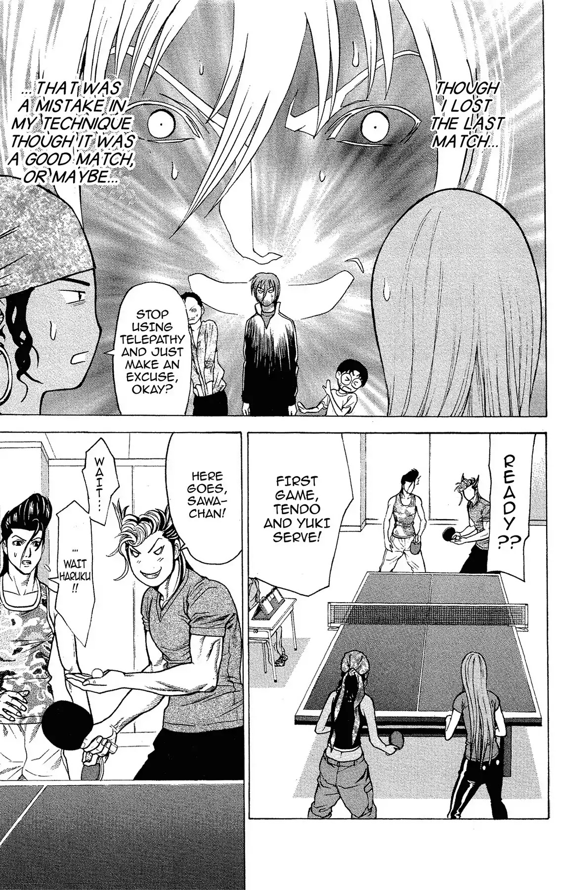 Takkyuu Dash!! Chapter 22 page 6 - Chapter 22: VOL.6 DASH #22: LAYERED SHADOWS