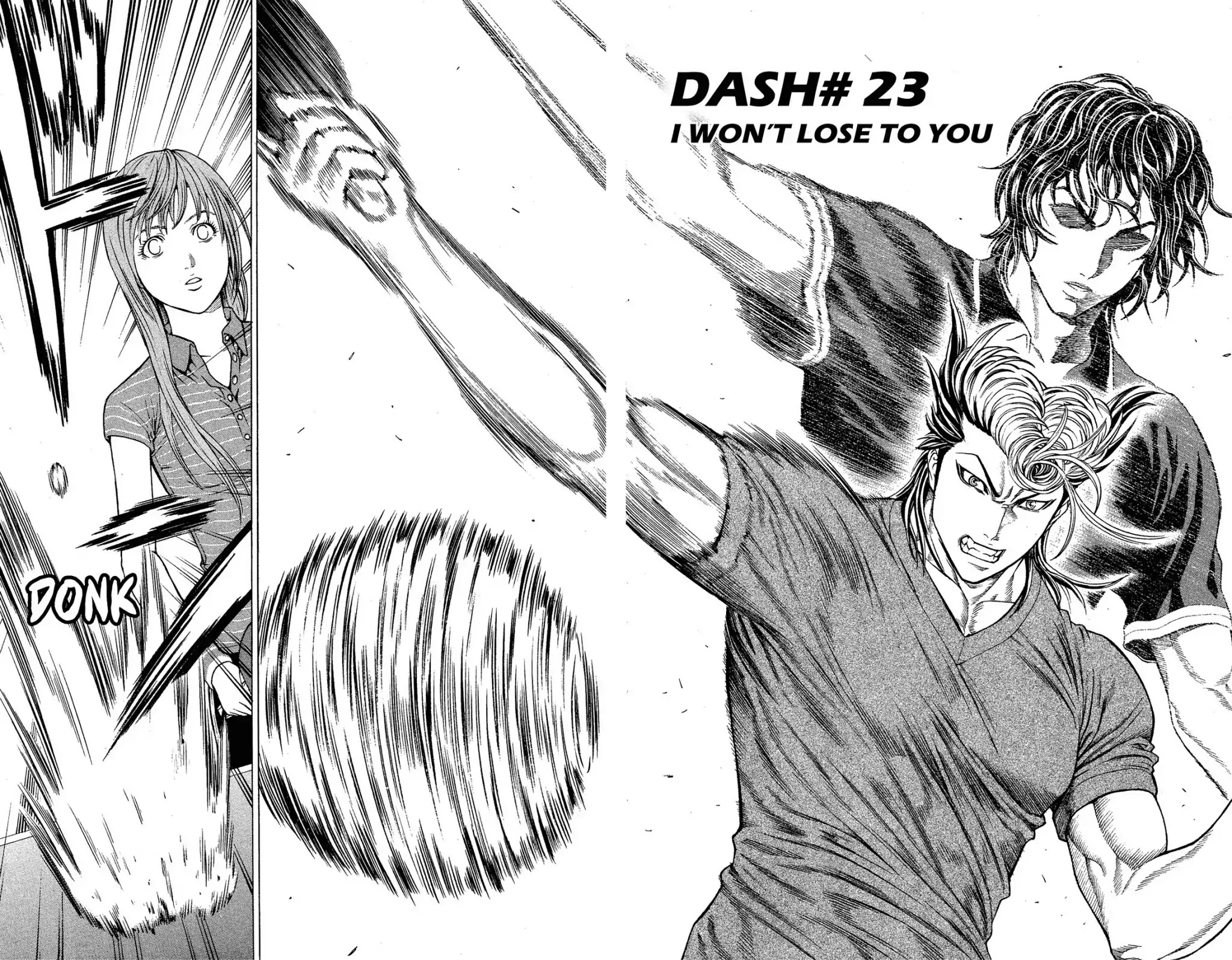 Takkyuu Dash!! Chapter 23 page 2 - Chapter 23: VOL.6 DASH #23: I WON'T LOSE TO YOU