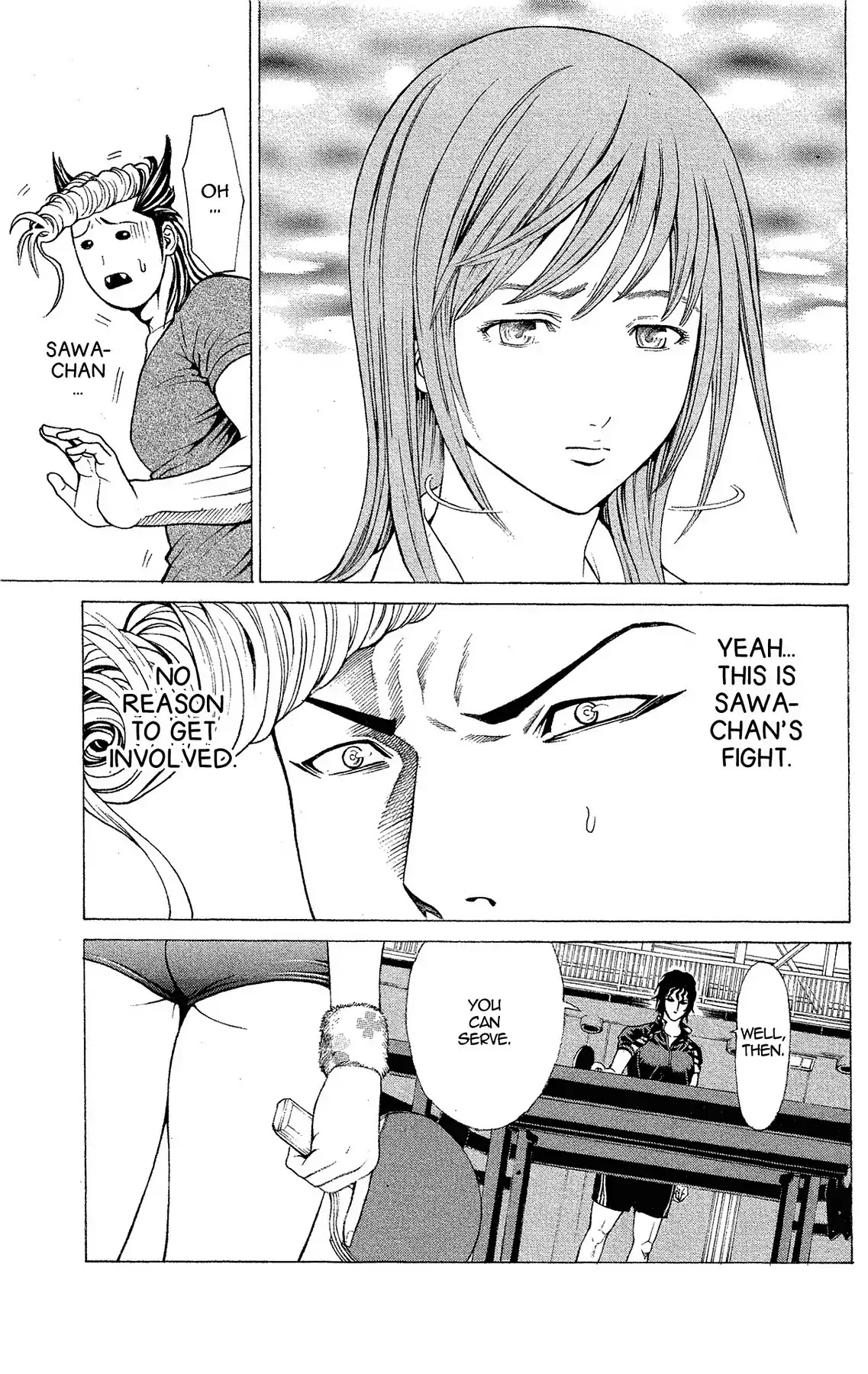 Takkyuu Dash!! Chapter 29 page 17 - Chapter 29: VOL.8 DASH #29: A CONFRONTATION, THEN SORROW