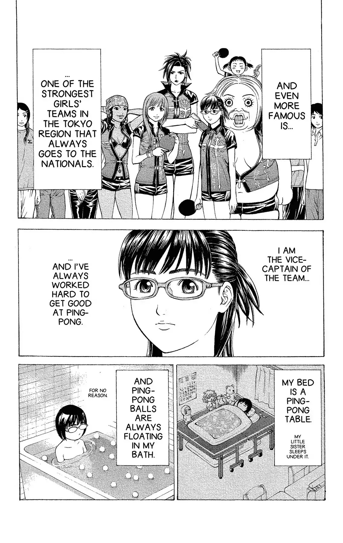 Takkyuu Dash!! Chapter 31.5 page 4 - VOL.8 STORY 1: MIZUHADA-SEMPAI'S CASE FILE