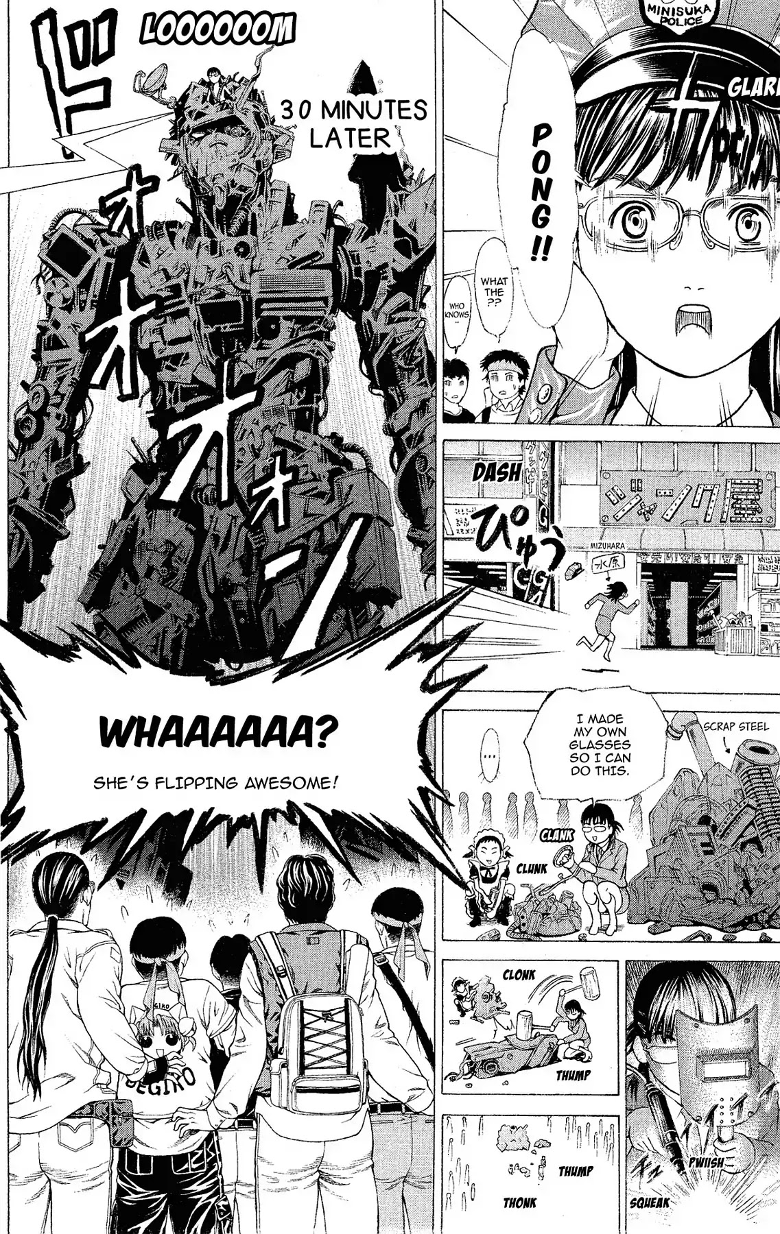 Takkyuu Dash!! Chapter 31.6 page 6 - VOL.8 STORY 2: MIZUHADA-SEMPAI VERSUS A BO