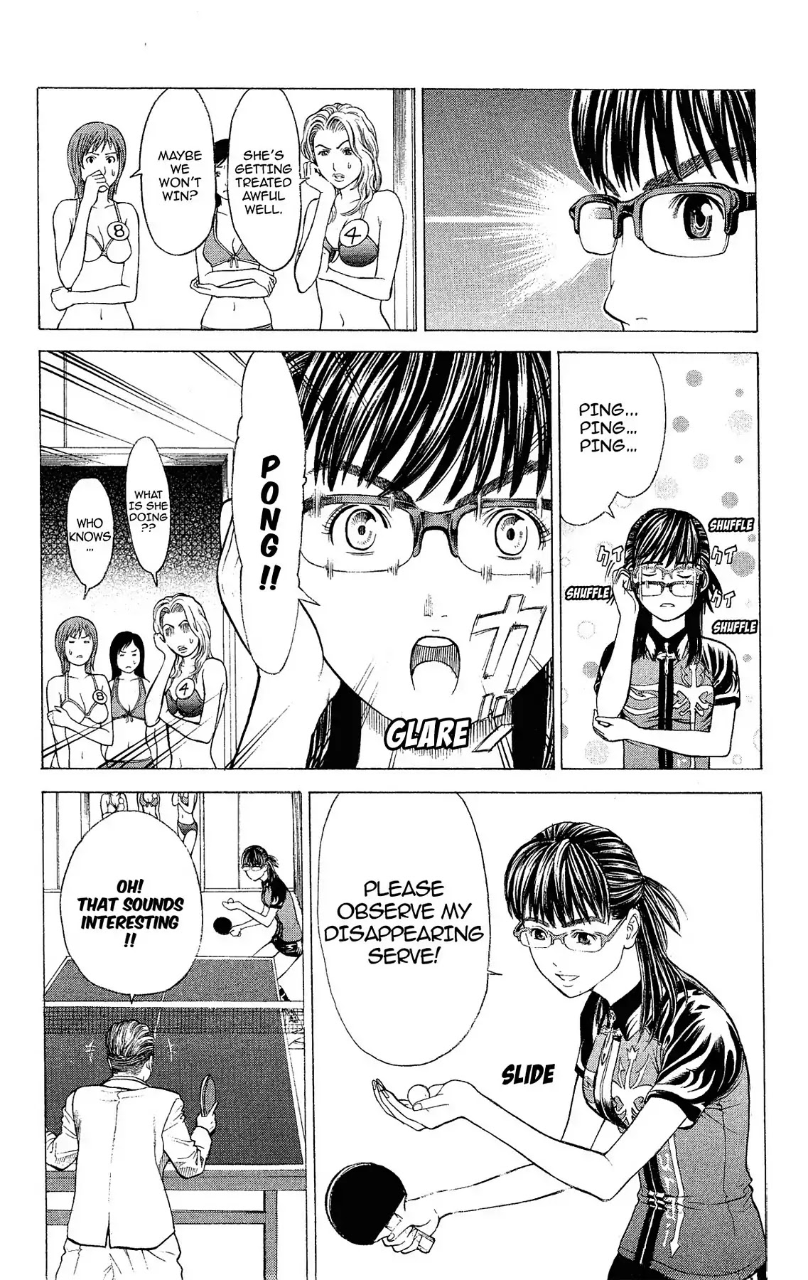Takkyuu Dash!! Chapter 31.7 page 6 - VOL.8 STORY 3: MIZUHADA-SEMPAI'S IDOL ELEGY