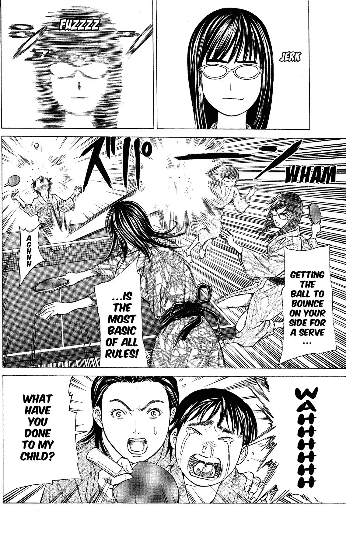 Takkyuu Dash!! Chapter 31.8 page 4 - VOL.8 STORY 4: GOODBYE BELOVED MIZUHADA-SEMPAI