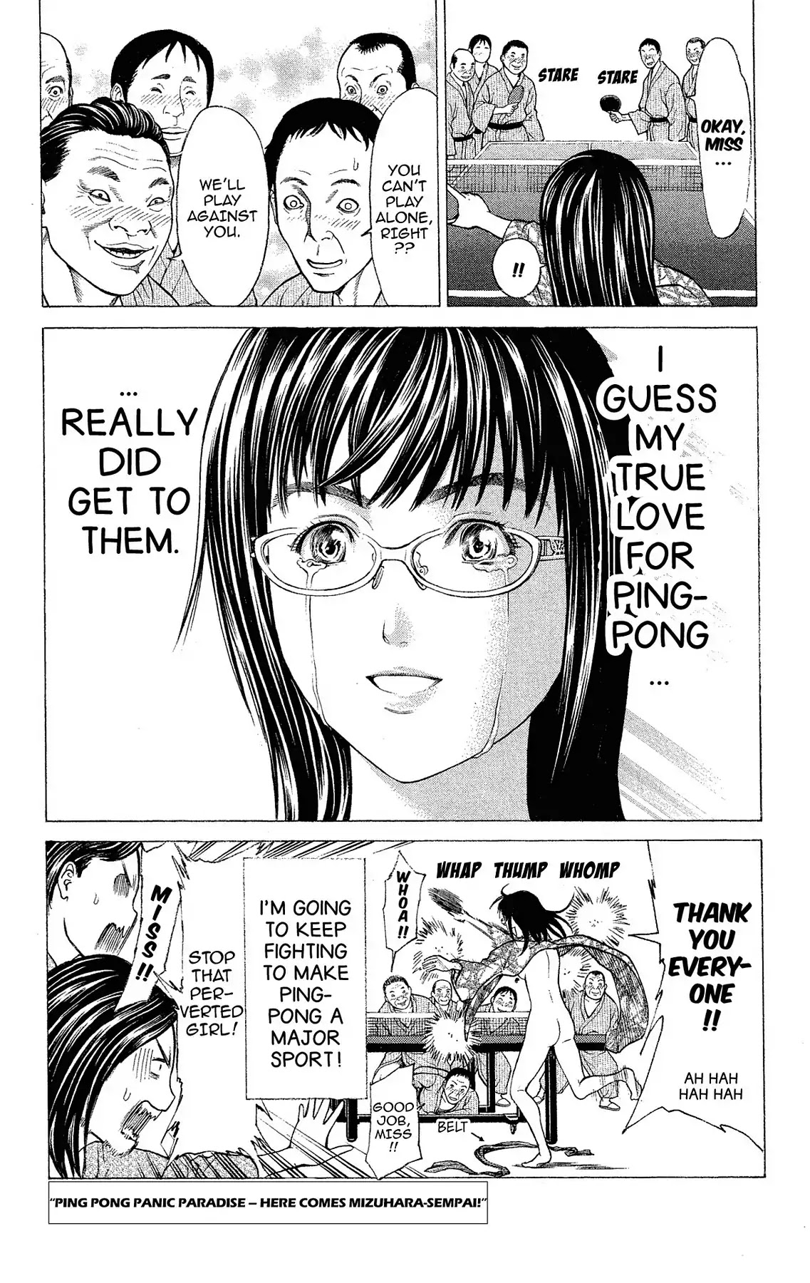 Takkyuu Dash!! Chapter 31.8 page 8 - VOL.8 STORY 4: GOODBYE BELOVED MIZUHADA-SEMPAI