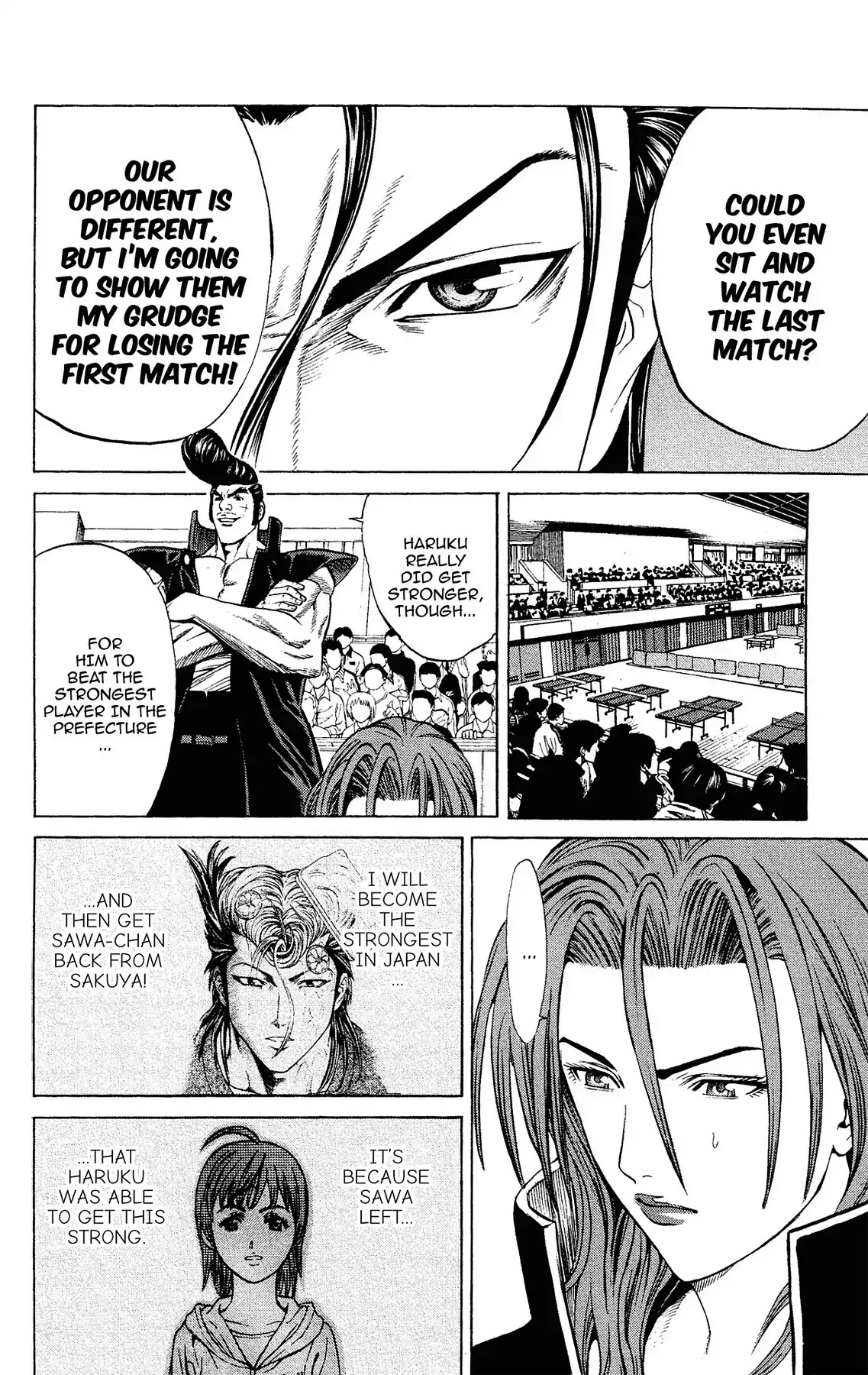 Takkyuu Dash!! Chapter 38 page 10 - Chapter 38: VOL.10 DASH #38: IBARAKI'S TOP FINAL TAKATSUKI