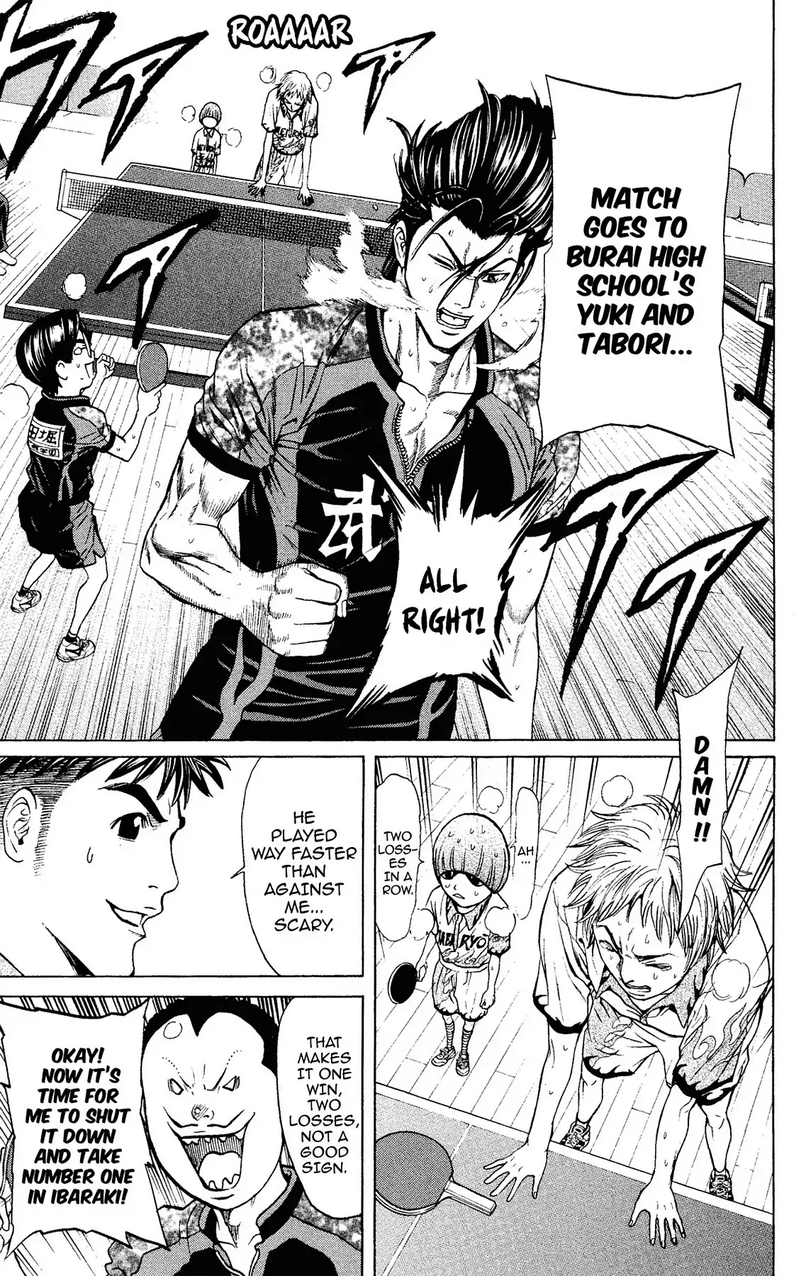Takkyuu Dash!! Chapter 38 page 13 - Chapter 38: VOL.10 DASH #38: IBARAKI'S TOP FINAL TAKATSUKI