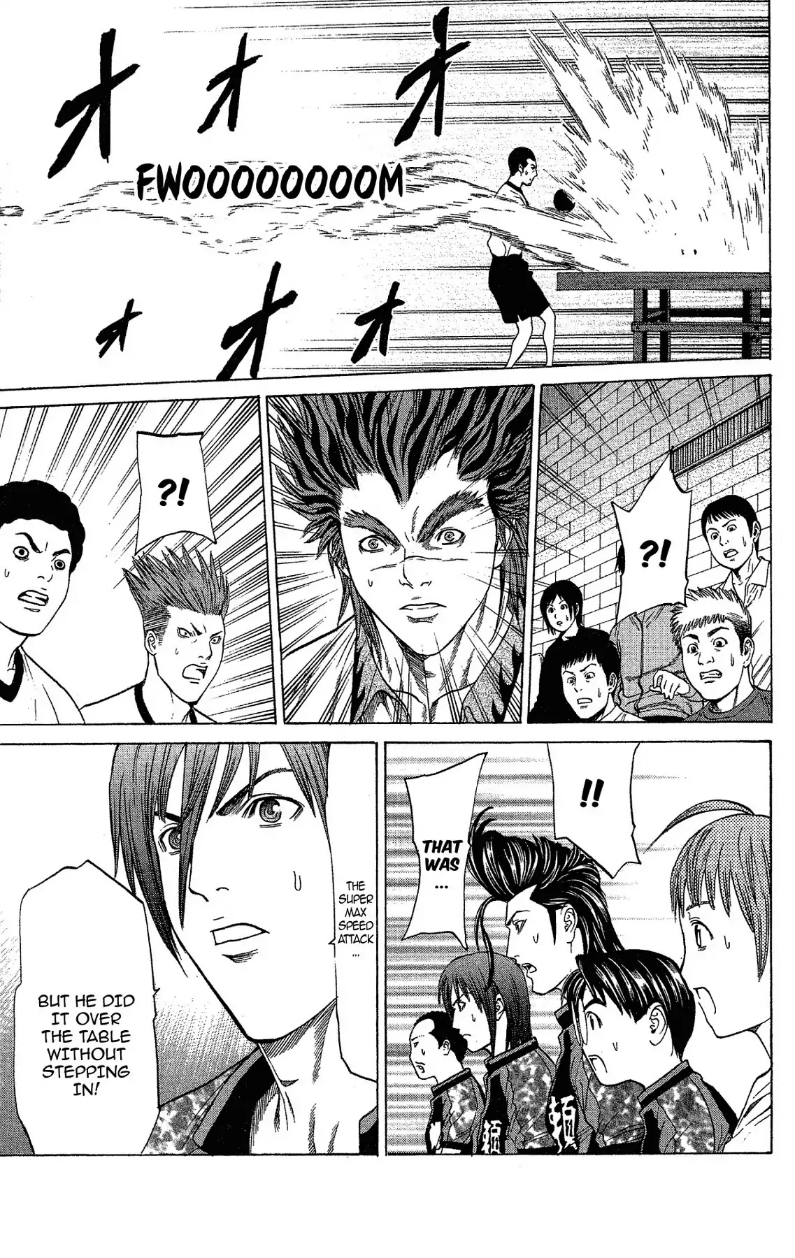 Takkyuu Dash!! Chapter 42 page 24 - Chapter 42: VOL.11 DASH #42: THROUGH THE TABLES!