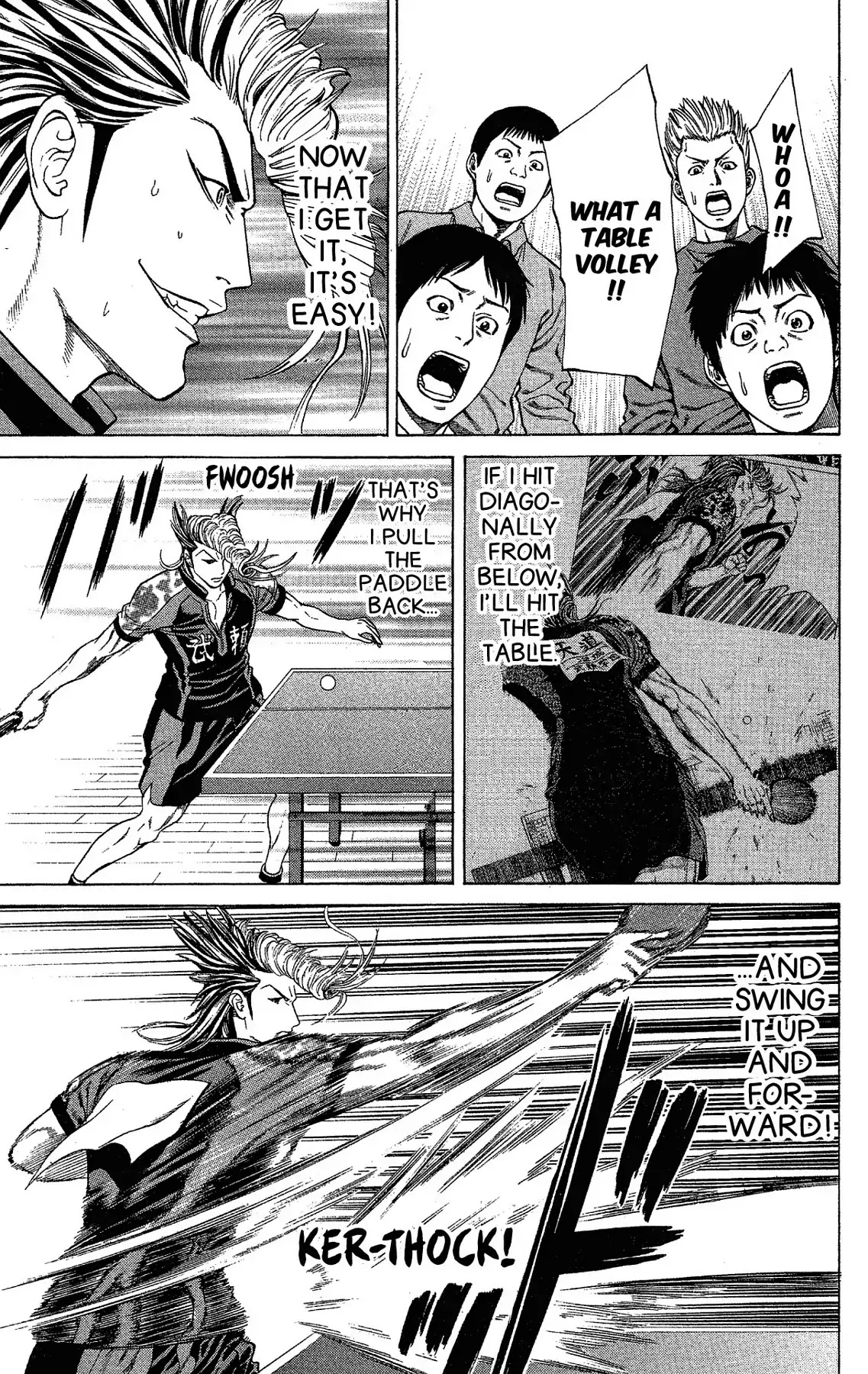 Takkyuu Dash!! Chapter 42 page 28 - Chapter 42: VOL.11 DASH #42: THROUGH THE TABLES!