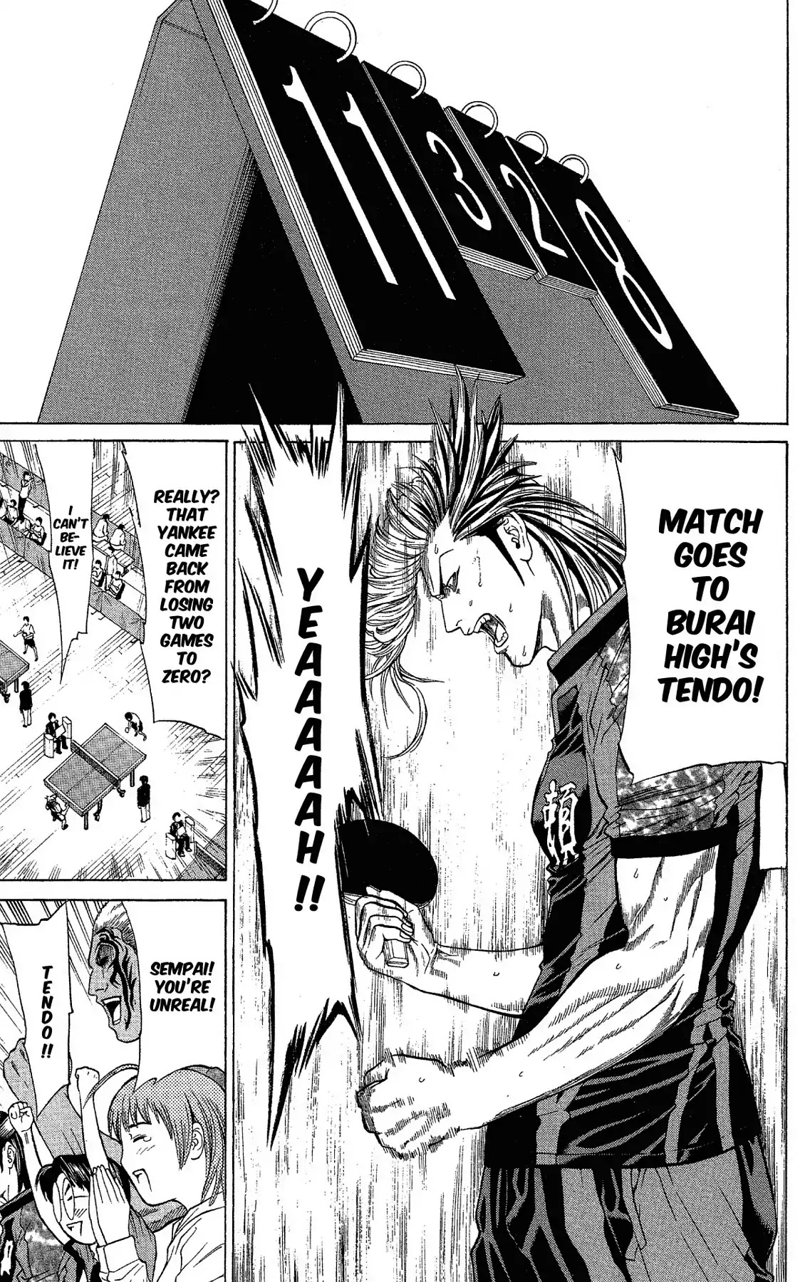 Takkyuu Dash!! Chapter 42 page 33 - Chapter 42: VOL.11 DASH #42: THROUGH THE TABLES!