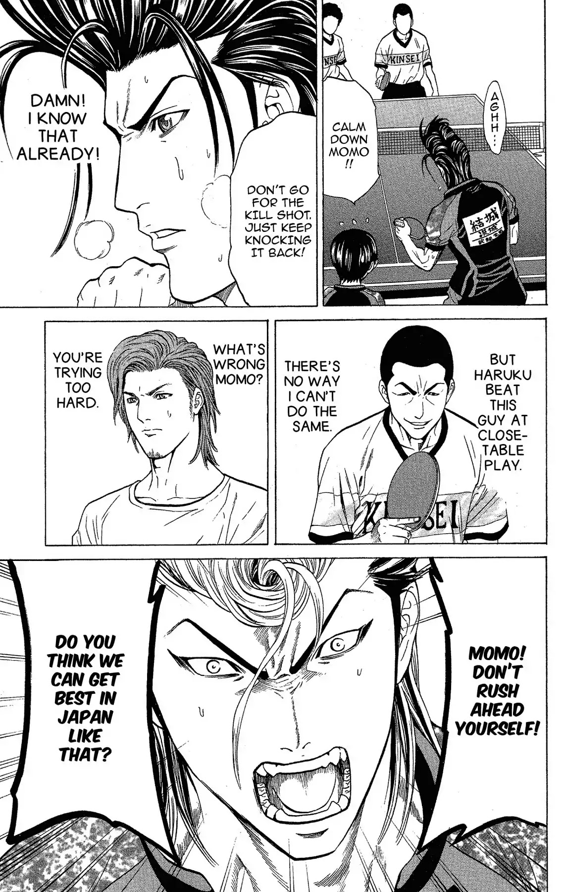 Takkyuu Dash!! Chapter 42 page 37 - Chapter 42: VOL.11 DASH #42: THROUGH THE TABLES!