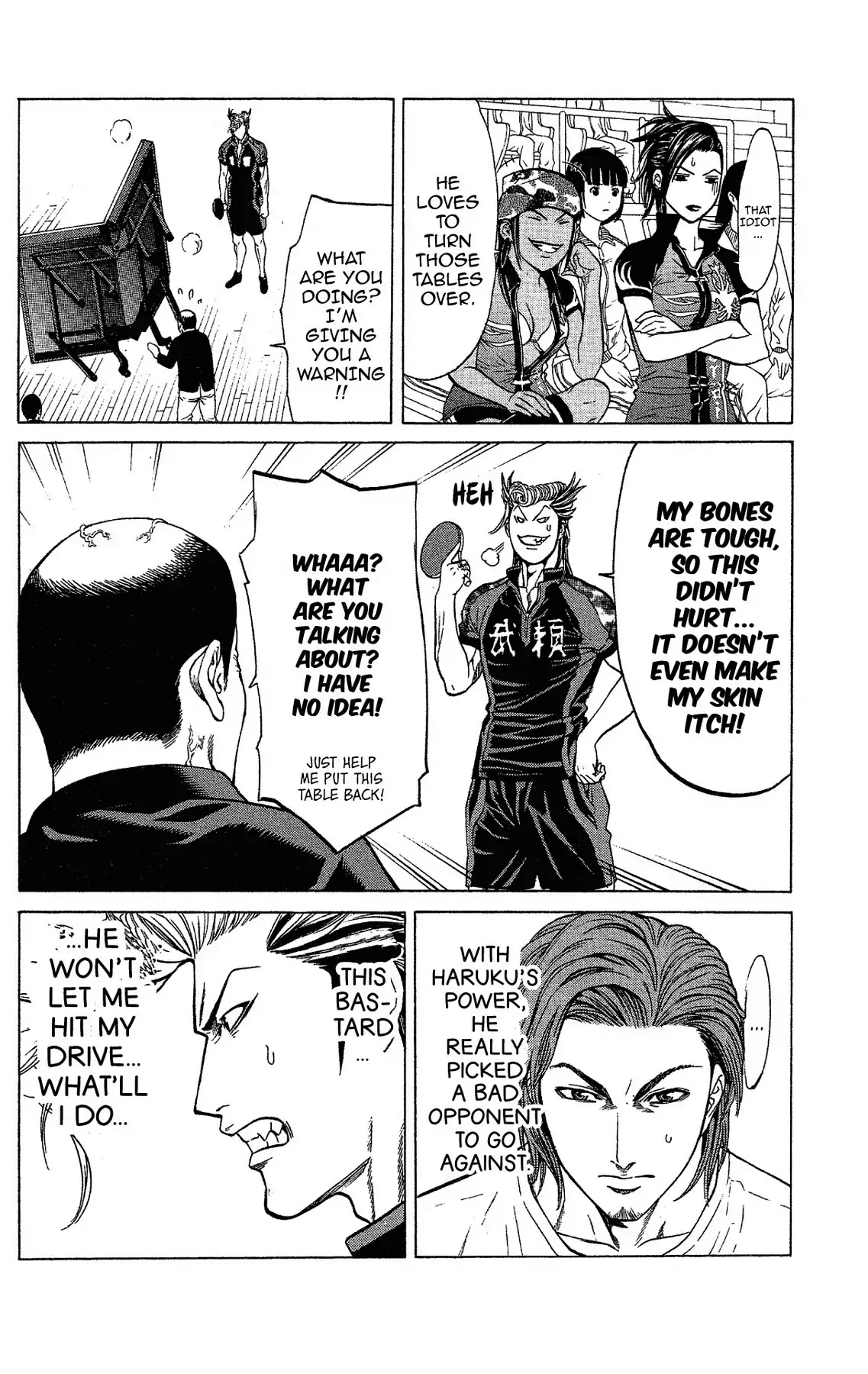 Takkyuu Dash!! Chapter 42 page 6 - Chapter 42: VOL.11 DASH #42: THROUGH THE TABLES!