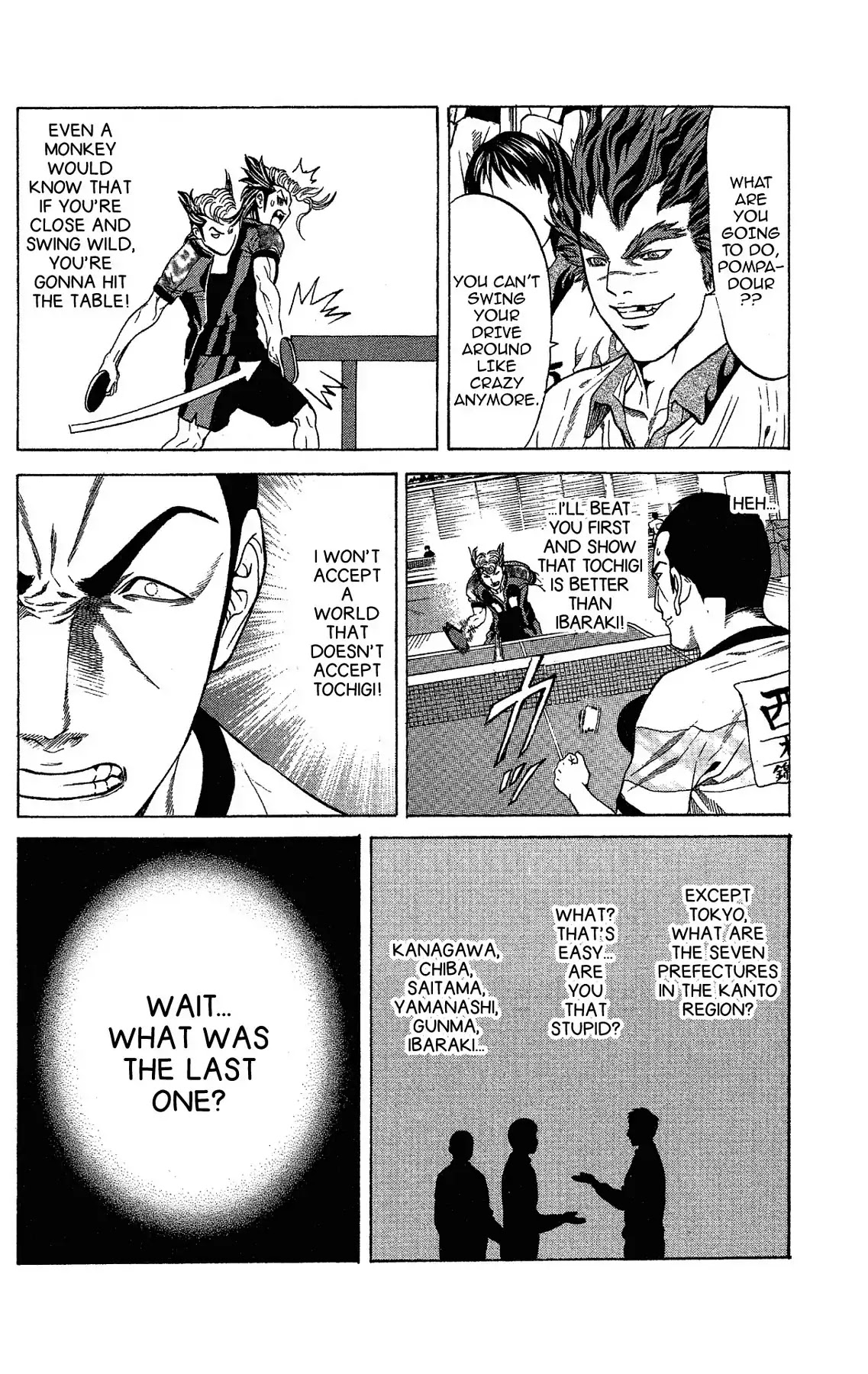 Takkyuu Dash!! Chapter 42 page 8 - Chapter 42: VOL.11 DASH #42: THROUGH THE TABLES!