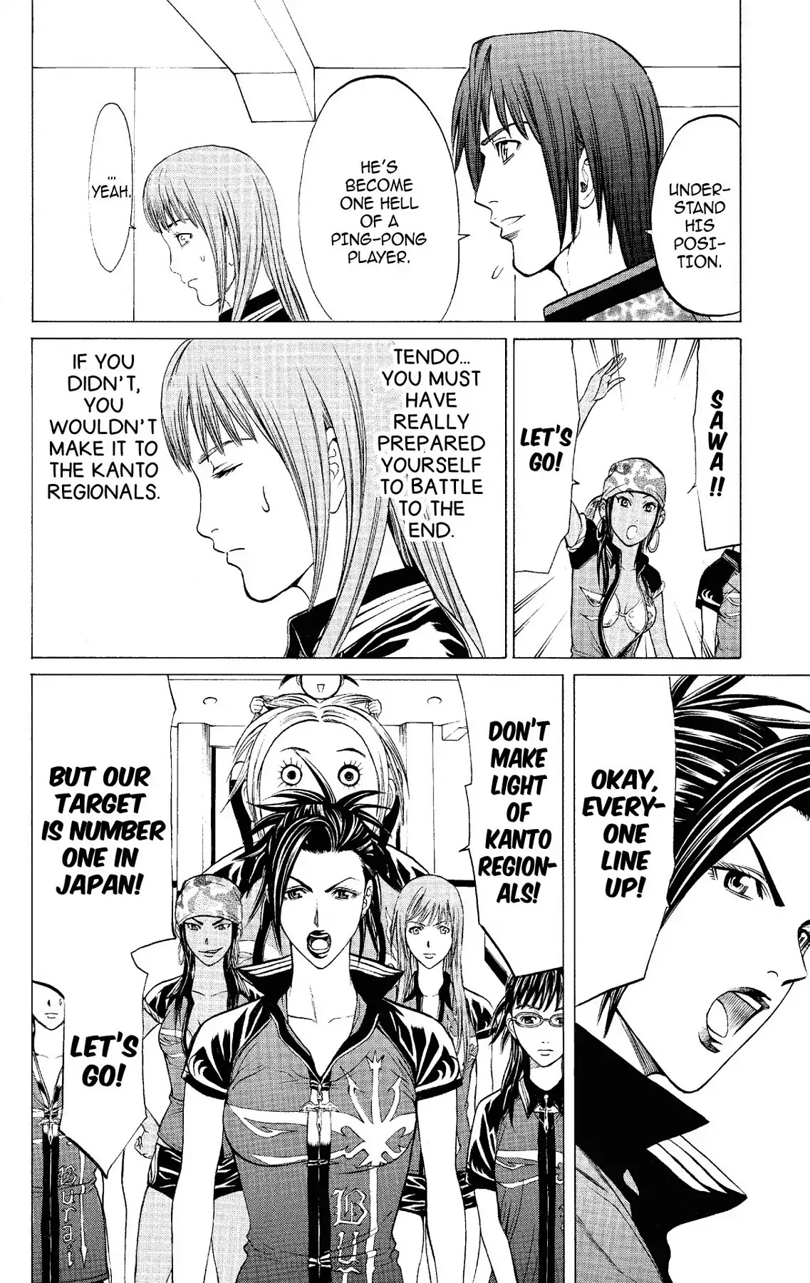 Takkyuu Dash!! Chapter 48 page 23 - Chapter 48: VOL.13 DASH #48: BETWEEN THE TWO