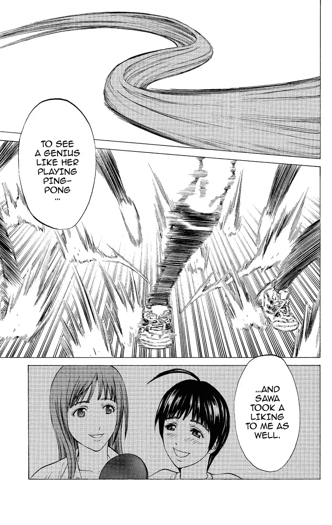 Takkyuu Dash!! Chapter 48 page 34 - Chapter 48: VOL.13 DASH #48: BETWEEN THE TWO