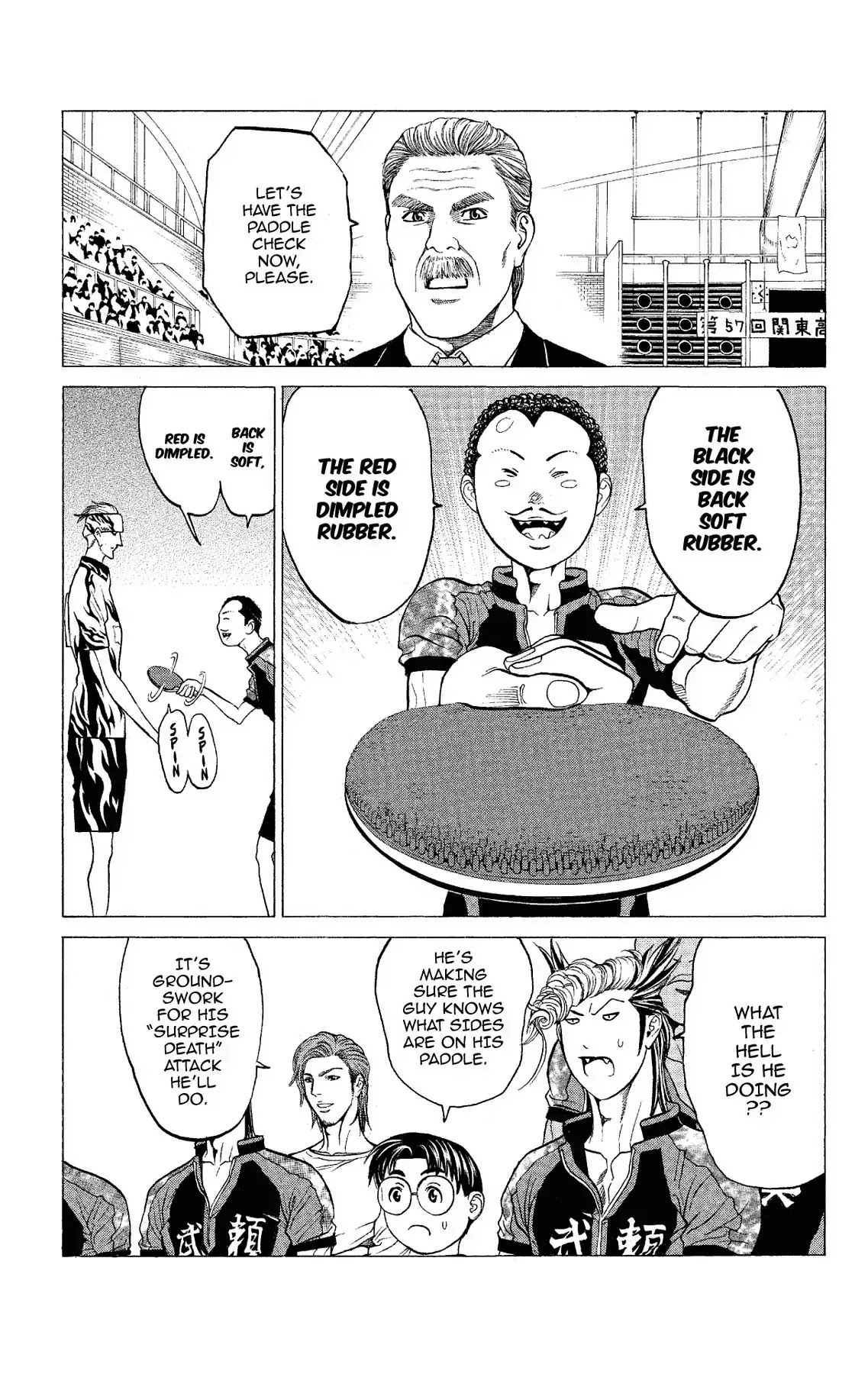 Takkyuu Dash!! Chapter 49 page 14 - Chapter 49: VOL.13 DASH #49: OHO'S WALL