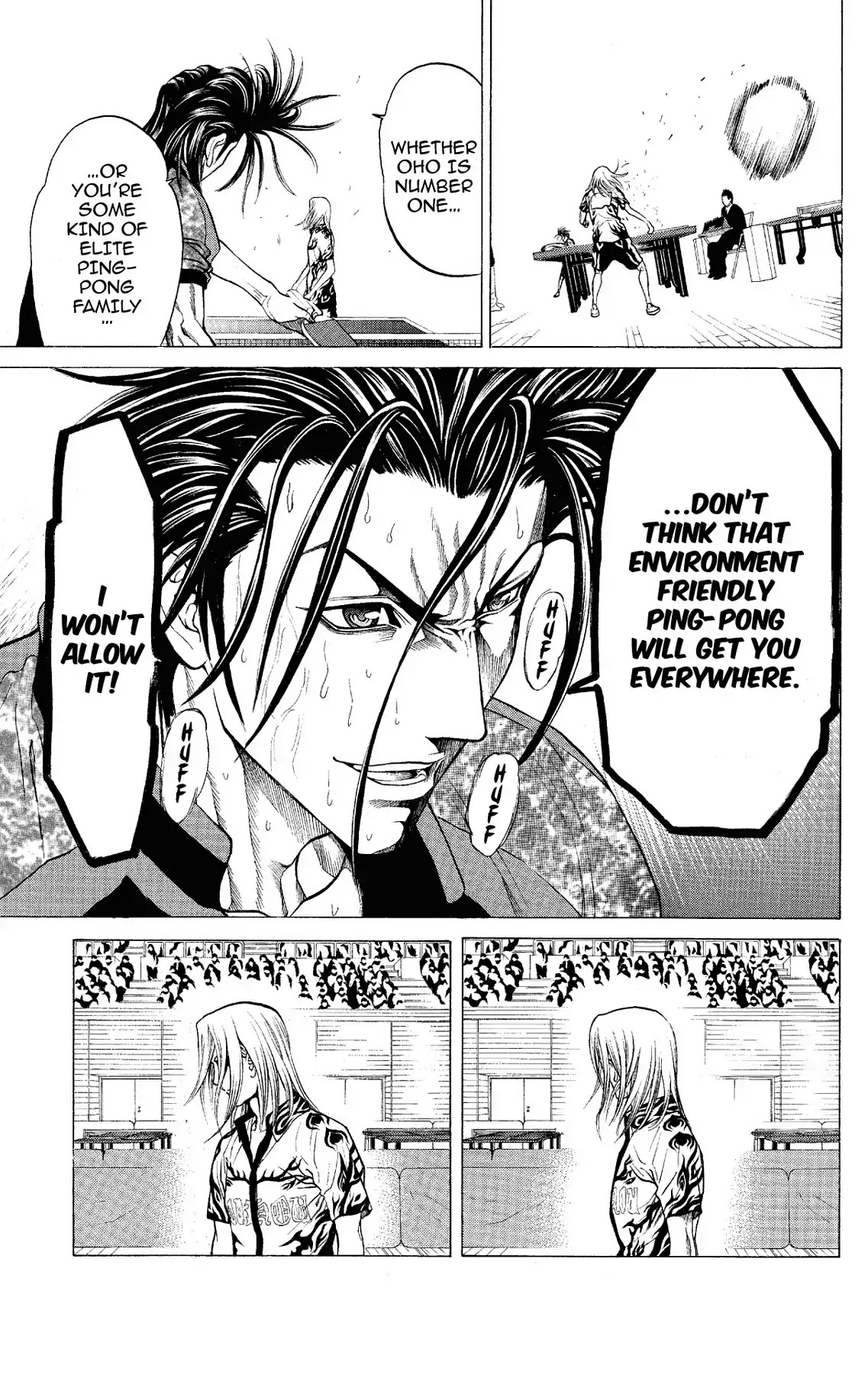 Takkyuu Dash!! Chapter 51 page 13 - Chapter 51: VOL.13 DASH #51: OHO-STYLE PING-PONG