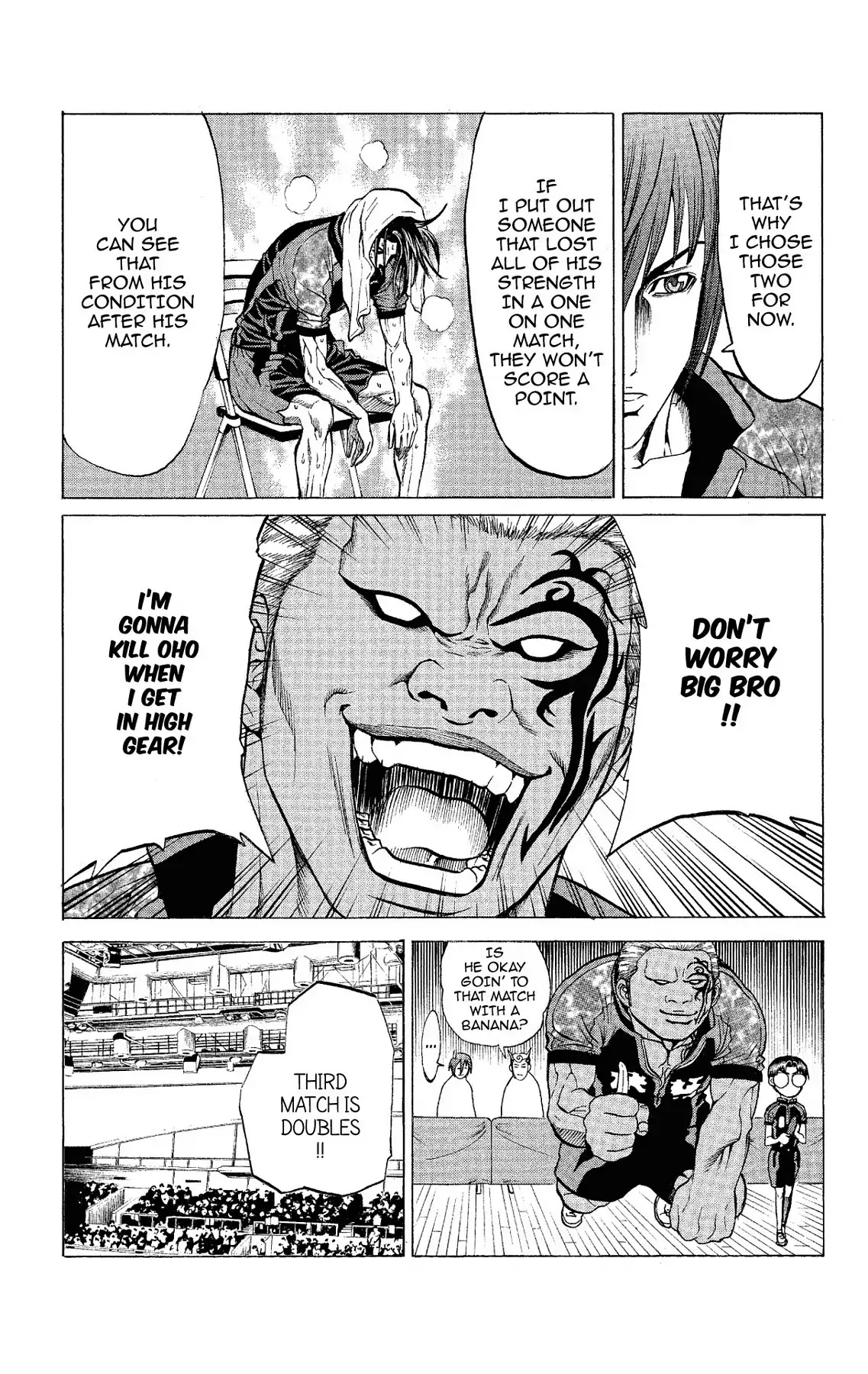 Takkyuu Dash!! Chapter 51 page 38 - Chapter 51: VOL.13 DASH #51: OHO-STYLE PING-PONG
